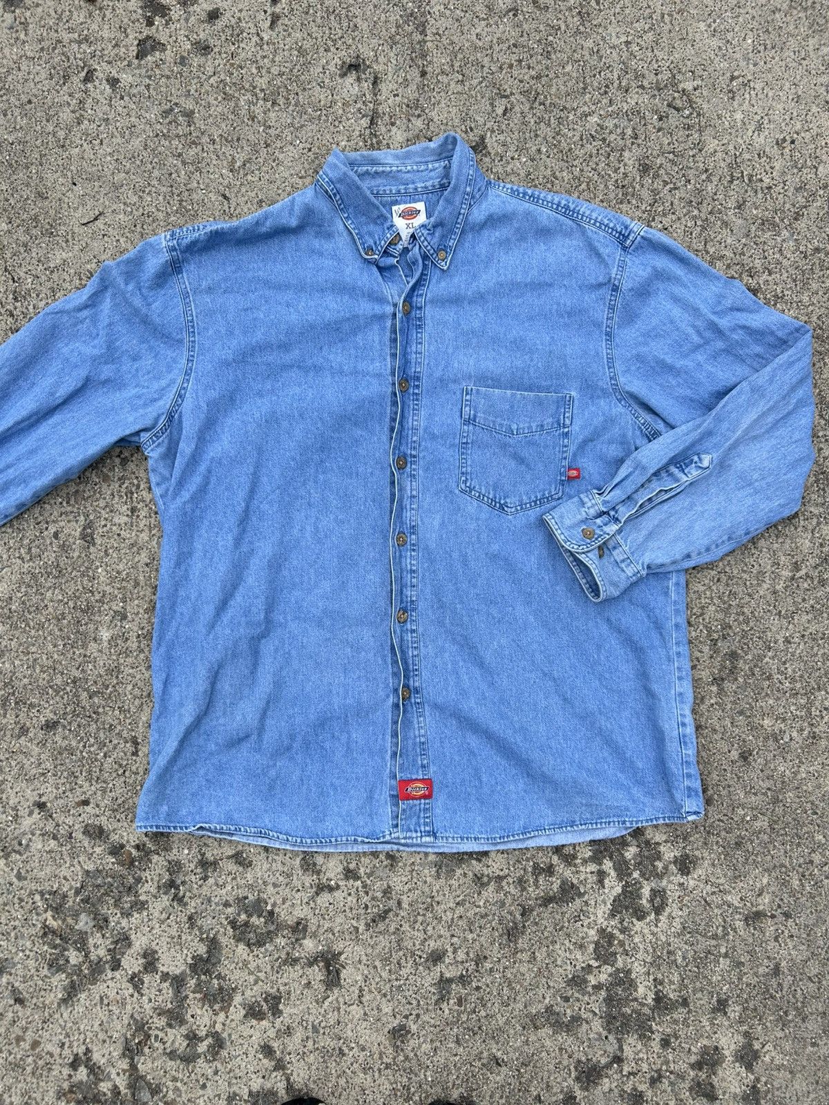 Dickies Vintage Dickies Jean Shirt Size US XL / EU 56 / 4 - 1 Thumbnail