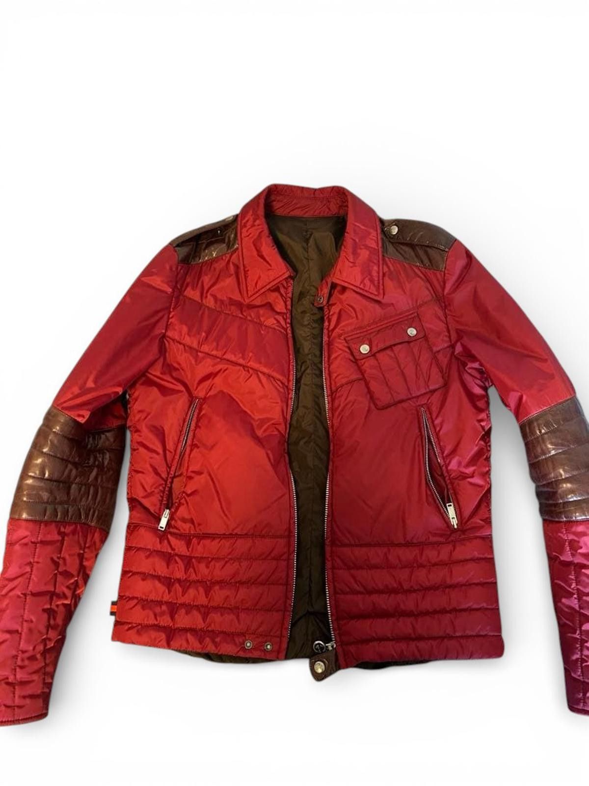 Gucci Gucci - Tom Ford AW97 Red Quilted Jacket Size US M / EU 48-50 / 2 - 2 Thumbnail