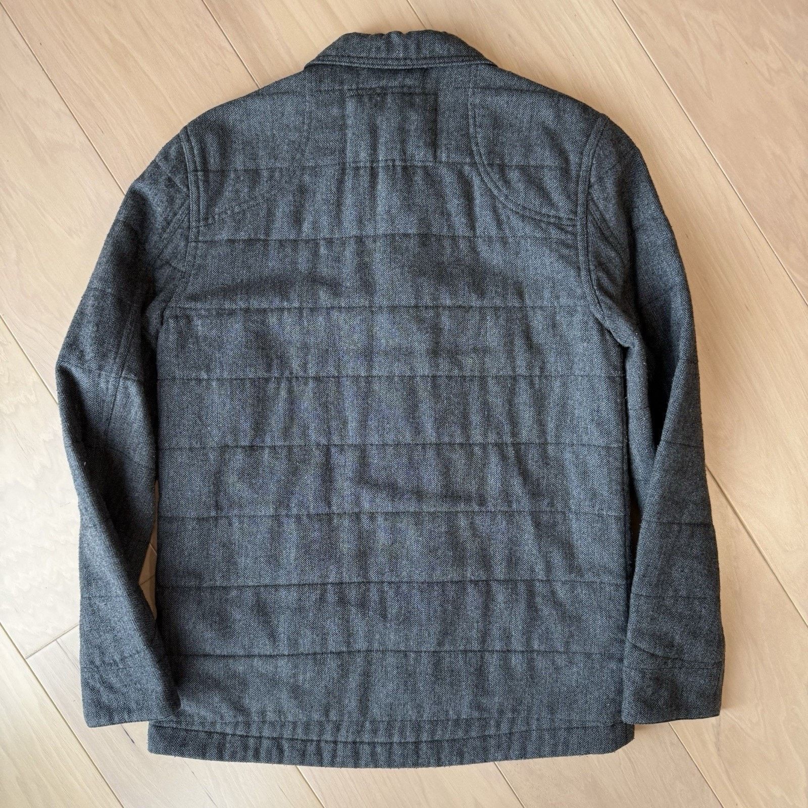Billy Reid Billy Reid Shirt Jacket Small Gray Black Herringbone LS Size US S / EU 44-46 / 1 - 8 Thumbnail