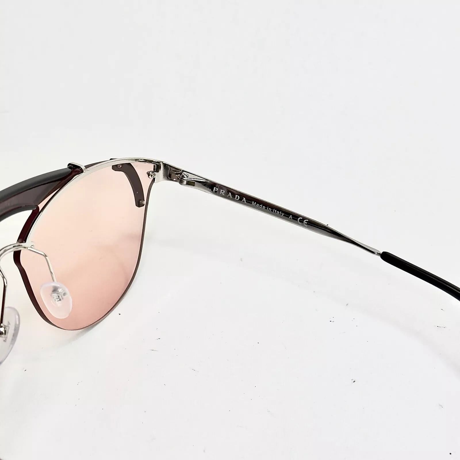 Prada PRADA ORNATE Runway Sunglasses 53U Silver Pink PR53US 53US Size ONE SIZE - 3 Thumbnail