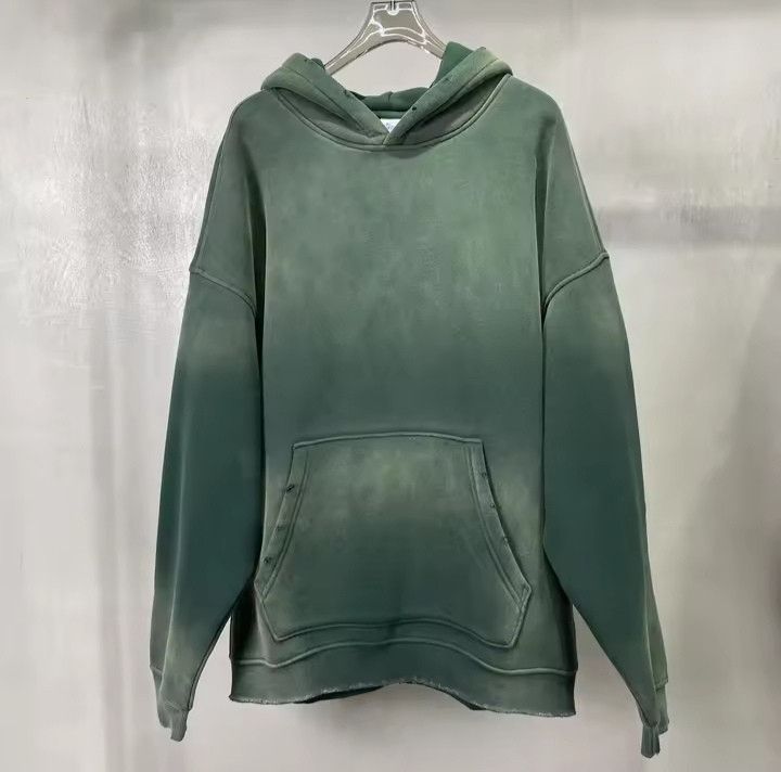 Japanese Brand × Vintage Dying Distressed Sweatshirt Hooded Size US M / EU 48-50 / 2 - 1 Thumbnail