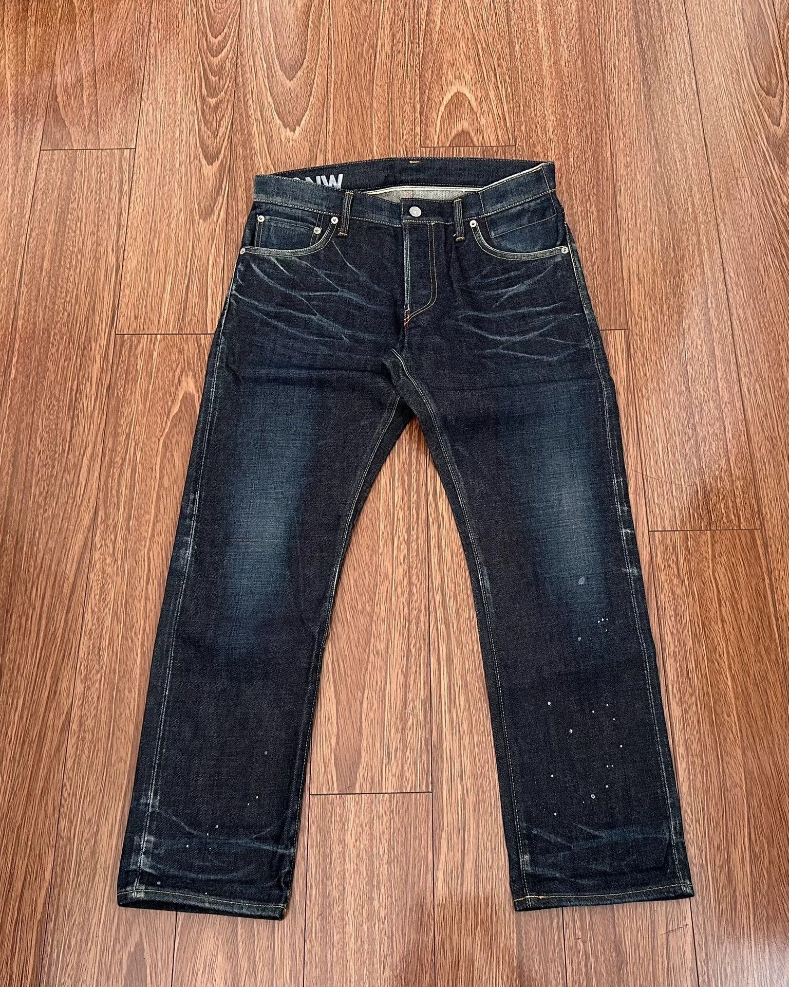 Visvim VISVIM Non-Washed Spot Jeans 19AW Mint W34L28 Size US 34 / EU 50 - 1 Thumbnail