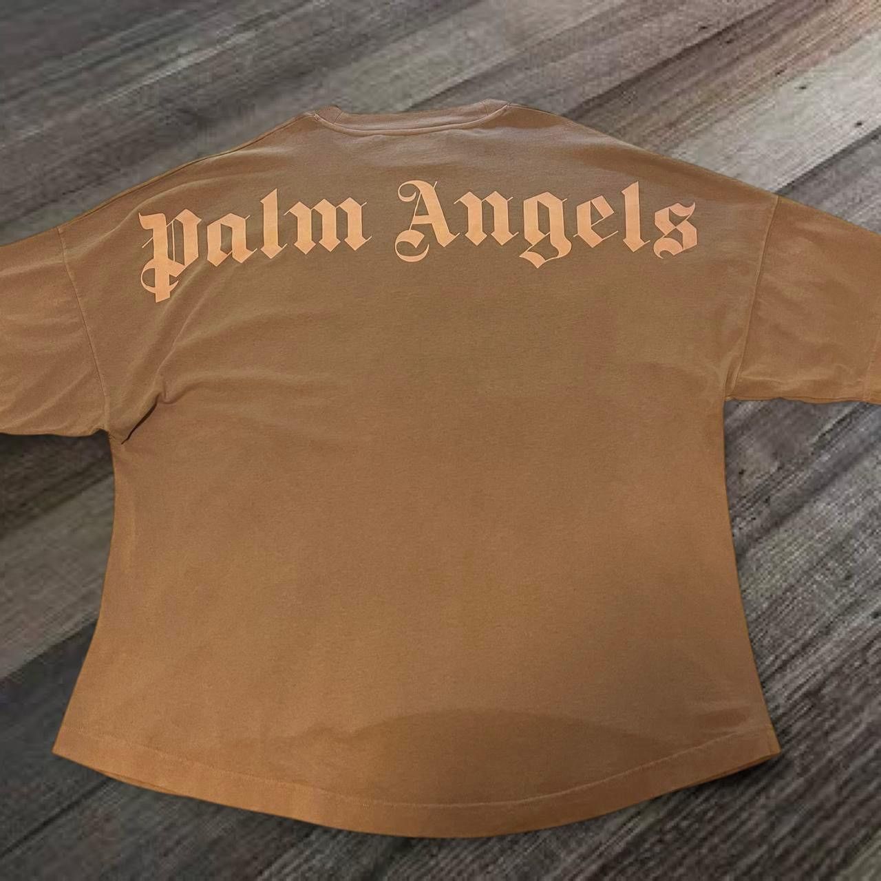 Palm Angels Palm Angels Purple oversized logo tee Size US XL / EU 56 / 4 - 1 Thumbnail
