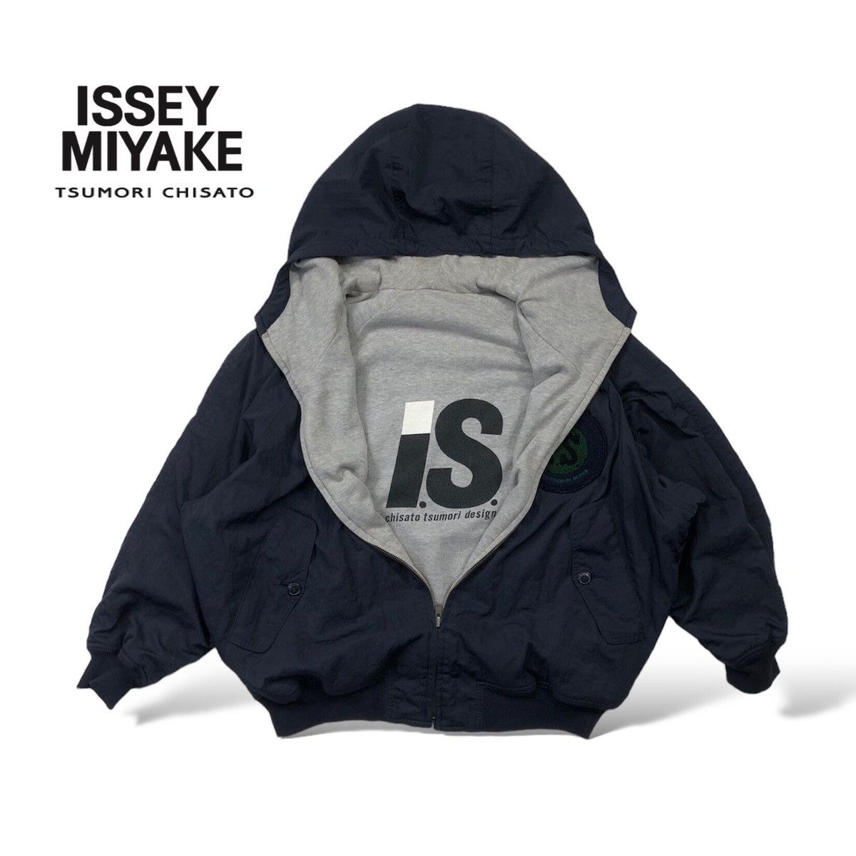 Bomber Issey Miyake Noir Taille M - Occasion En Parfait état - Veste Vintage Pour Homme