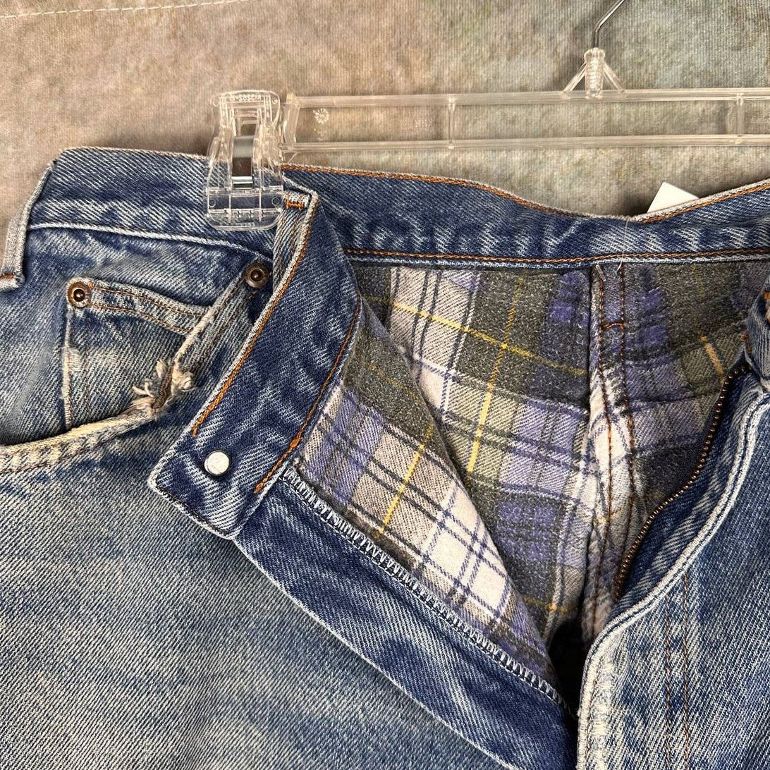 Dickies × Vintage Vintage Dickies Denim Jeans 38x30 Flannel Lined Workwear Size US 38 / EU 54 - 6 Thumbnail
