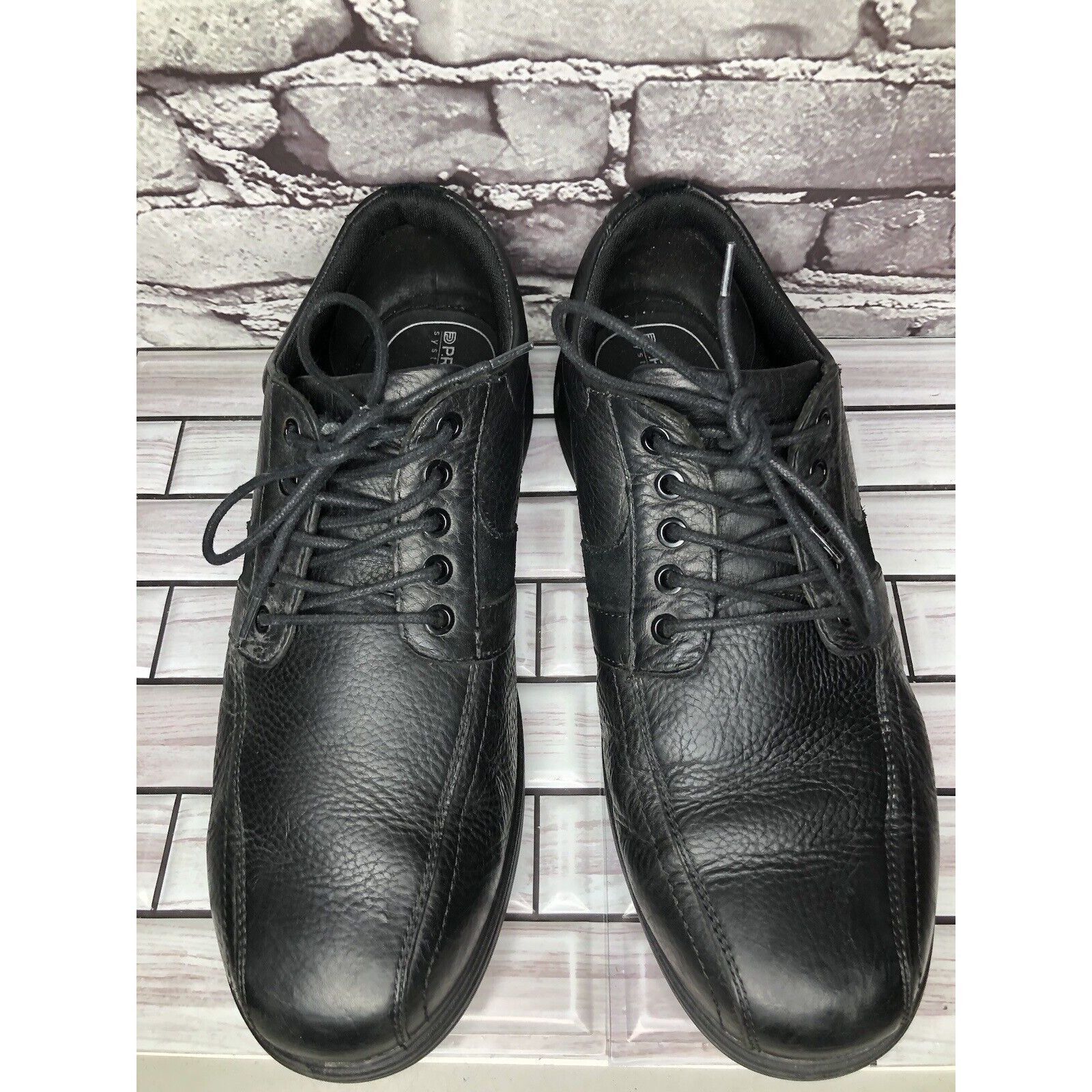 Other ABEO 24/7 Upland Black Leather Slip Resistant Oxfords Shoes Size US 11 / EU 44 - 13 Thumbnail