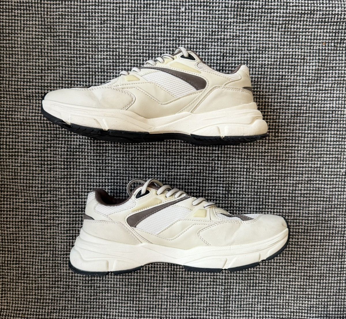 Zara 👟 Zara Athletic Running Shoe • 2 Tone (White, Brown/Tan) Size US 8.5 / EU 41-42 - 5 Thumbnail