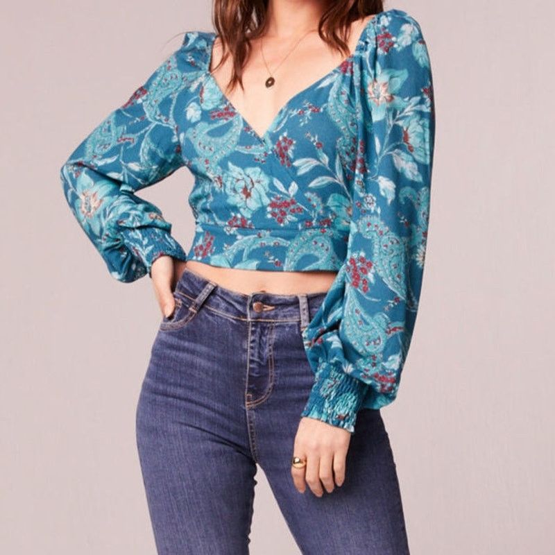 Other NWT Band of the Free Sybille Crossover Crop Top Sz. XS [2] Size XS / US 0-2 / IT 36-38 - 4 Thumbnail