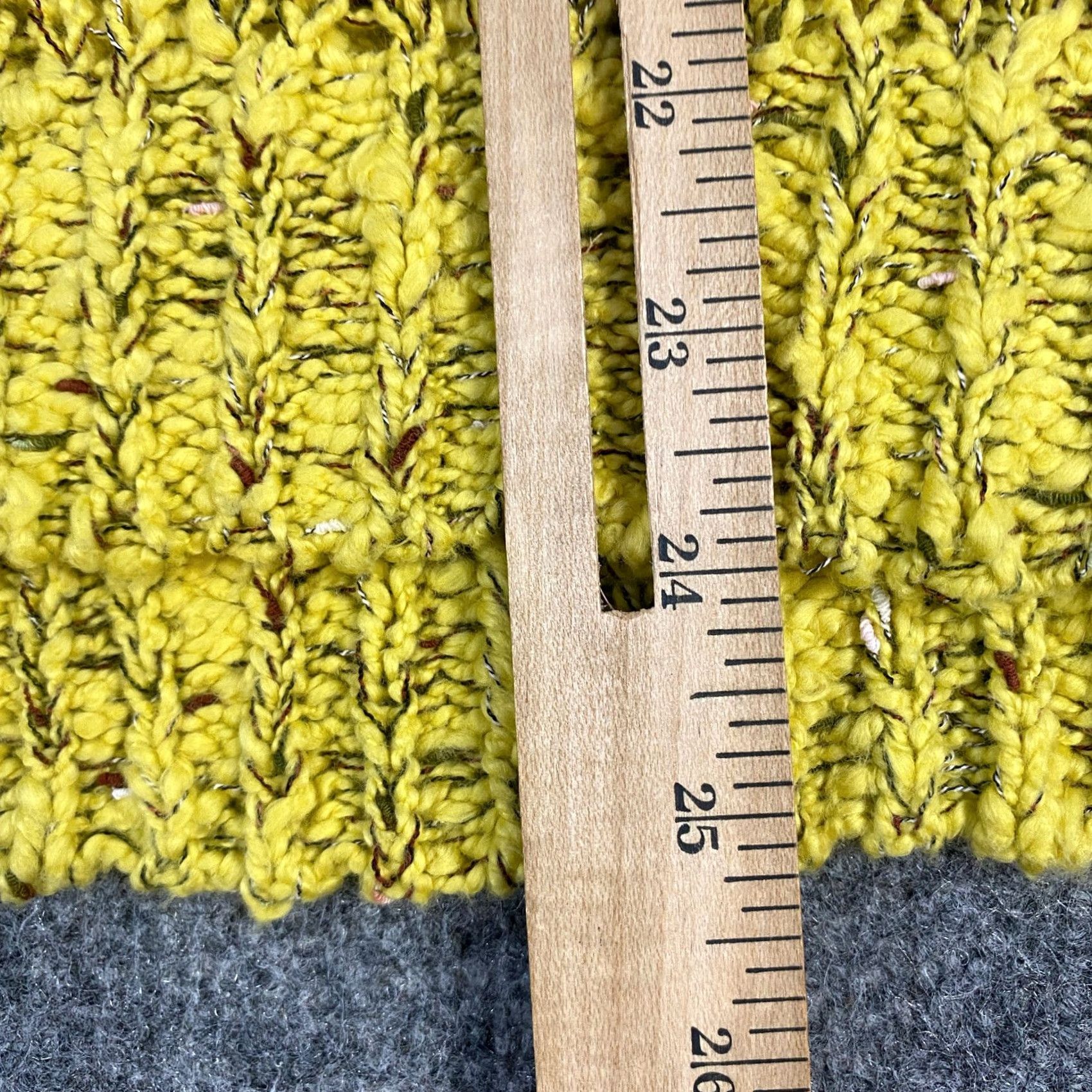 Anthropologie VINTAGE? Moth Sweater Dress XS Yellow Short Sleeve Tunic Chunky Knit Anthropologie NEW Size XS / US 0-2 / IT 36-38 - 6 Thumbnail