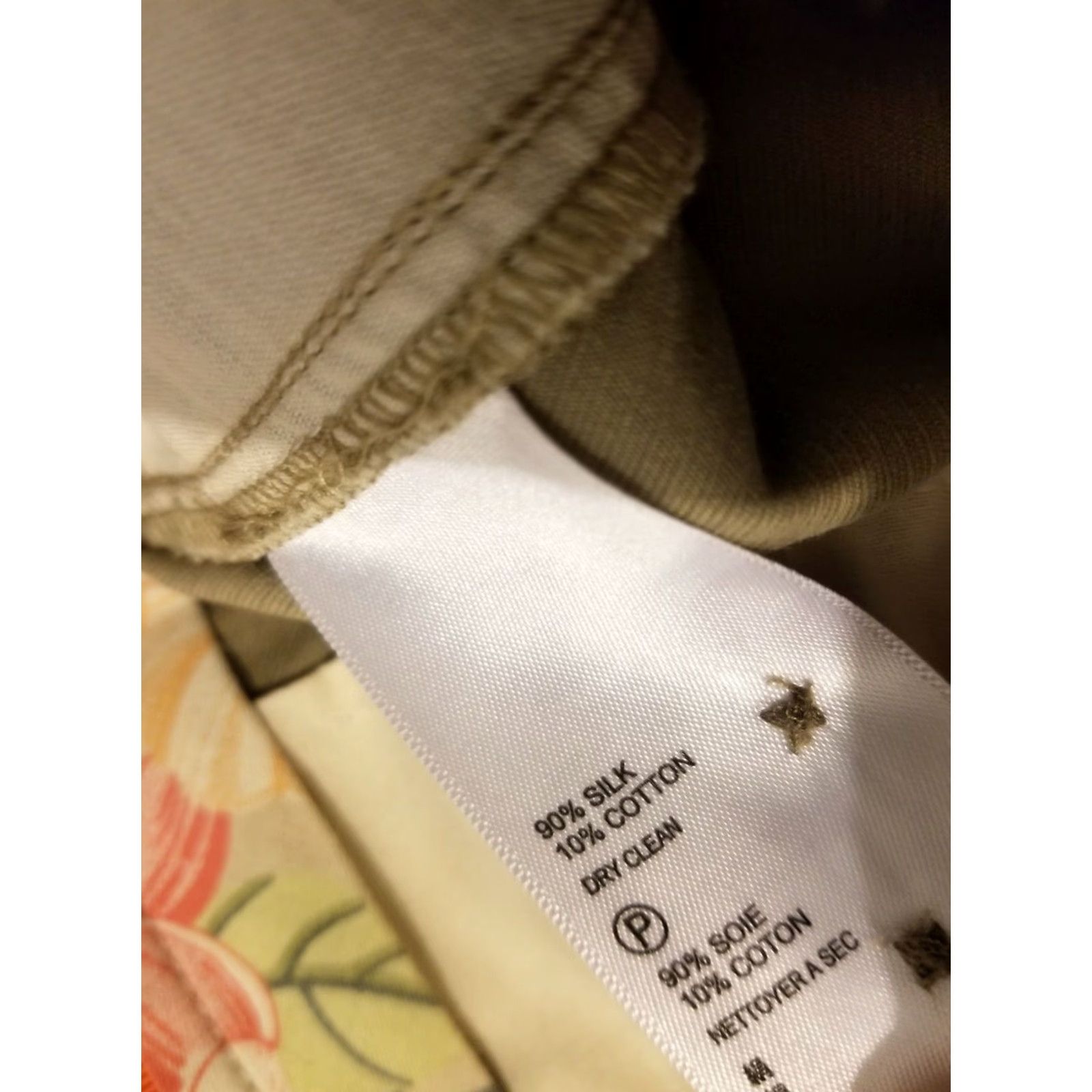 Tommy Bahama VINTAGE Tommy Bahama Pants Mens Silk Khaki Beige 34x32 Dress Pants Inseam 32 Regular Male Shoe? Size US 34 / EU 50 - 6 Thumbnail