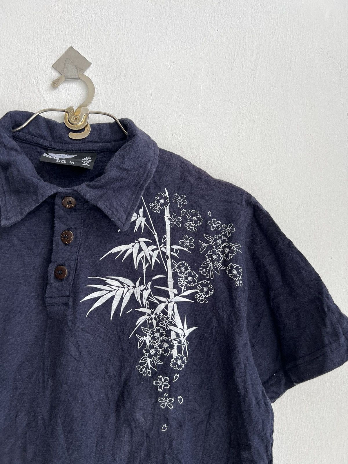 Japanese Brand × Maharishi Iconic Japanese Carp Koi Fish Traditional Yakuza Polo Shirt Size US M / EU 48-50 / 2 - 4 Thumbnail