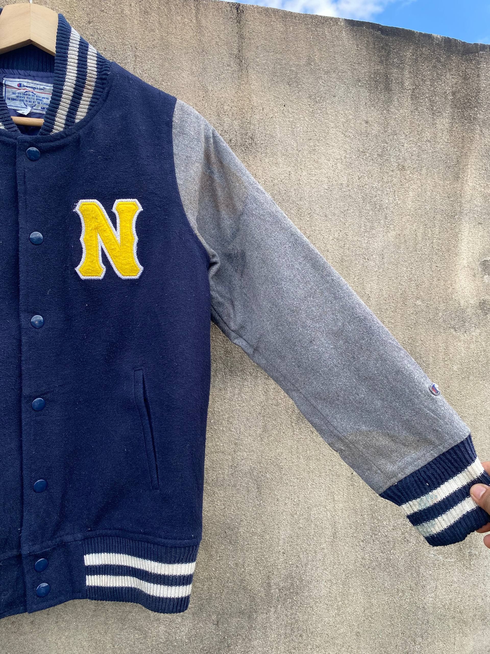 Champion Vintage 90s Champion Letter "N" Varsity Jacket Size US M / EU 48-50 / 2 - 6 Thumbnail