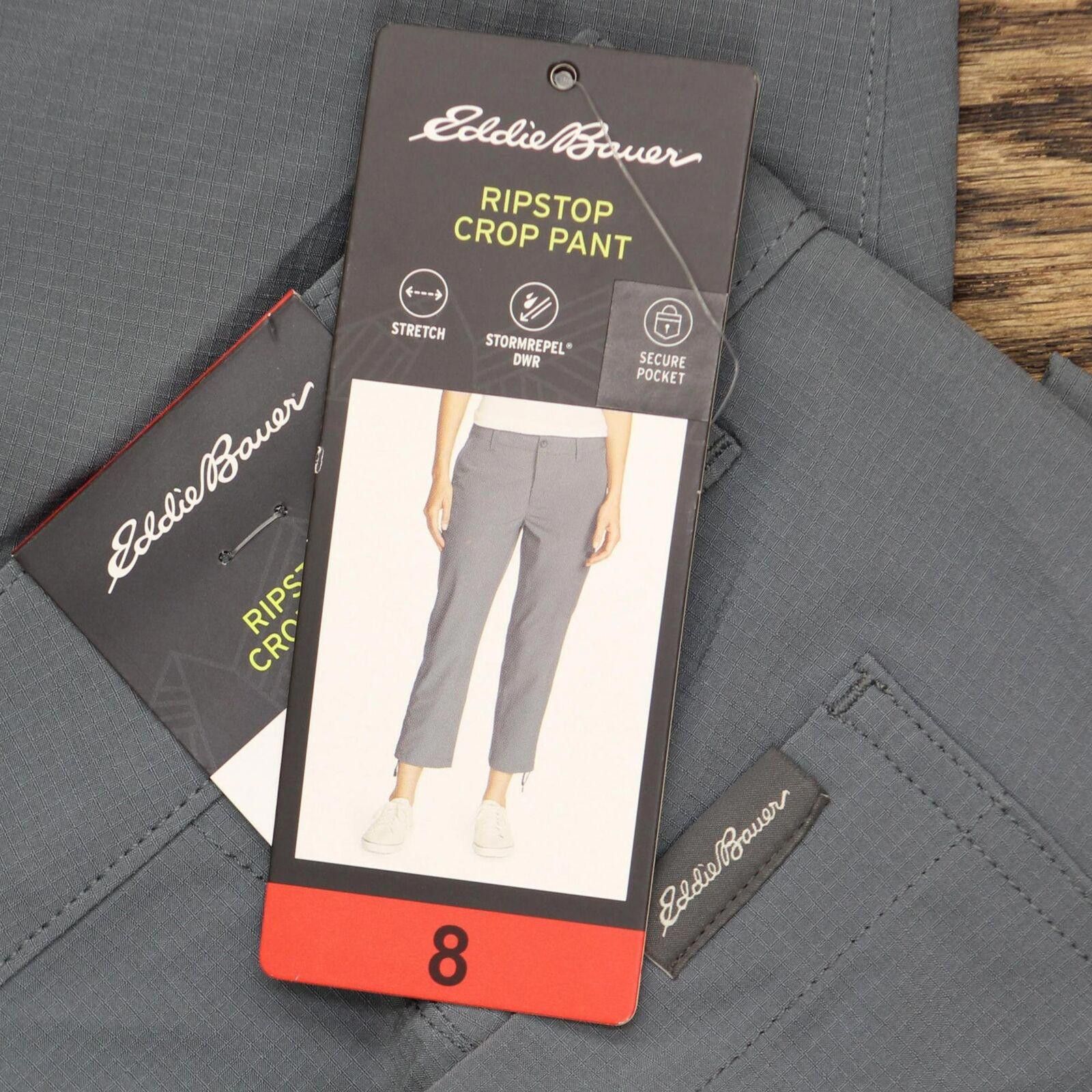 Eddie Bauer NWT Eddie Bauer Capri Pants Pocket Ripstop 1767954 8 Gray Size 30" / US 8 / IT 44 - 3 Thumbnail