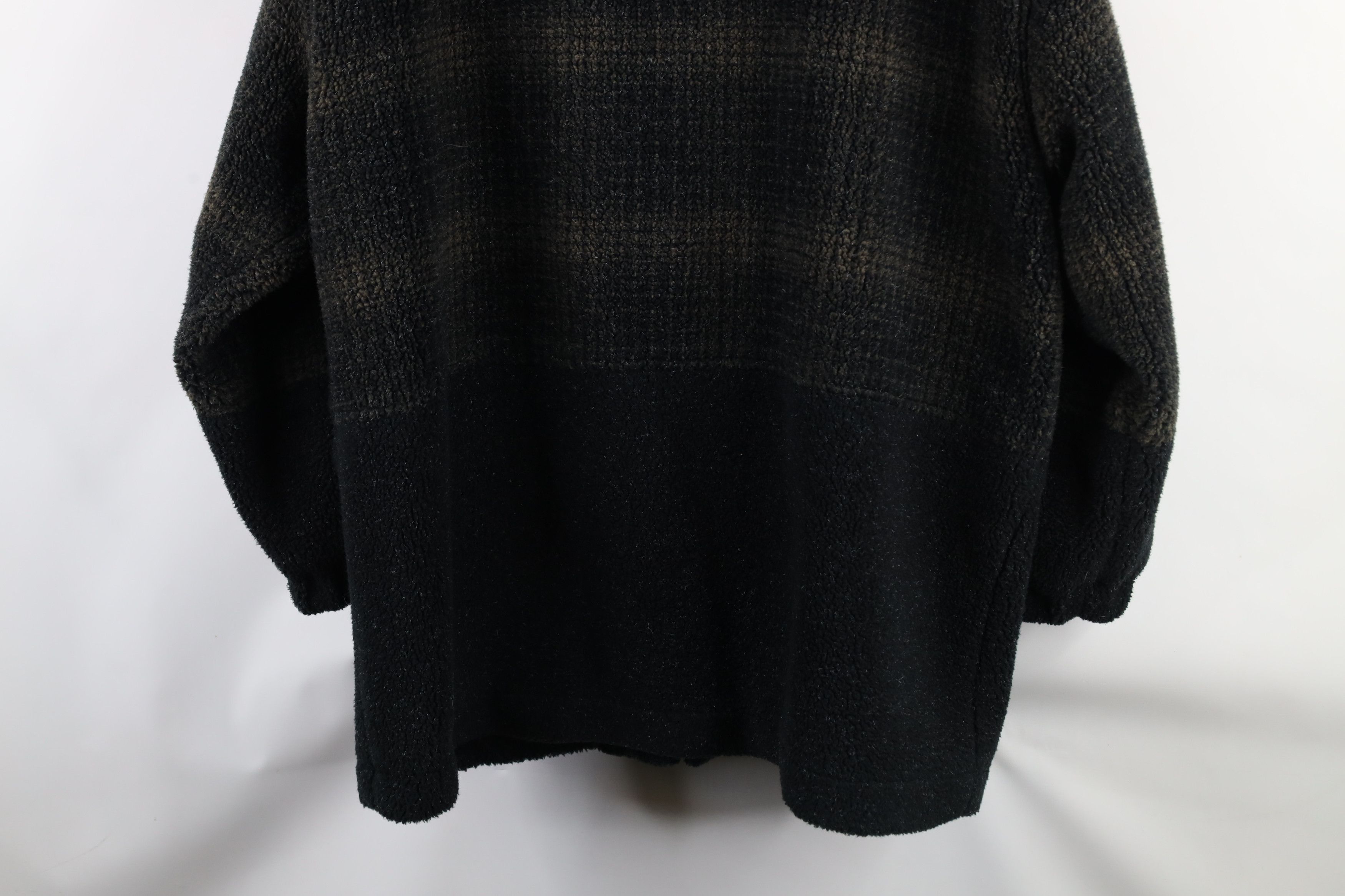 Vintage Vintage 90s Streetwear Pile Fleece Full Zip Jacket Plaid Size US M / EU 48-50 / 2 - 12 Thumbnail
