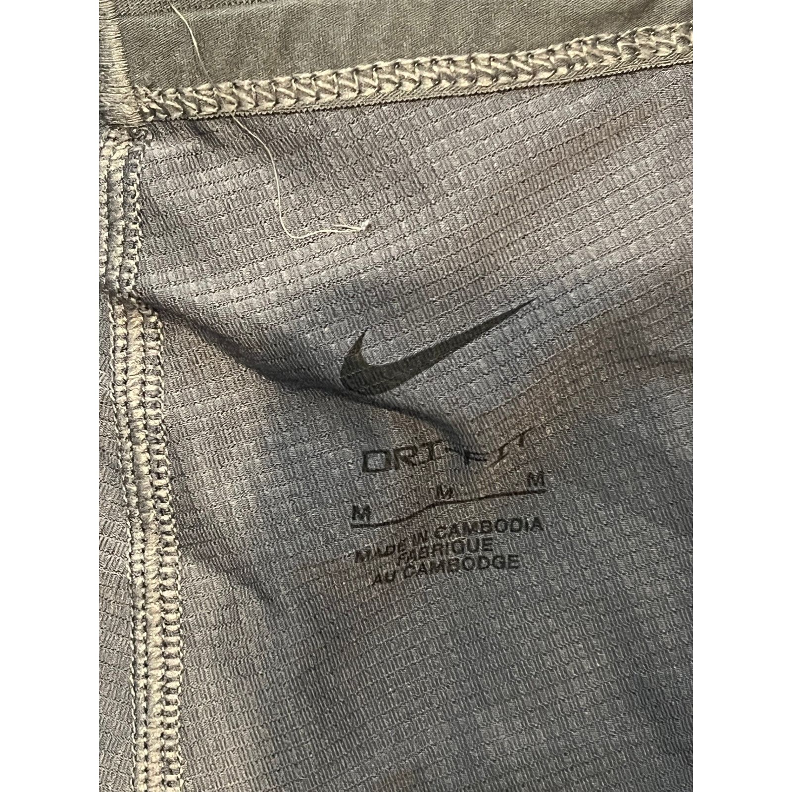 Nike Nike gray black training Dri Fit lined shorts mens M Size US 34 / EU 50 - 4 Thumbnail