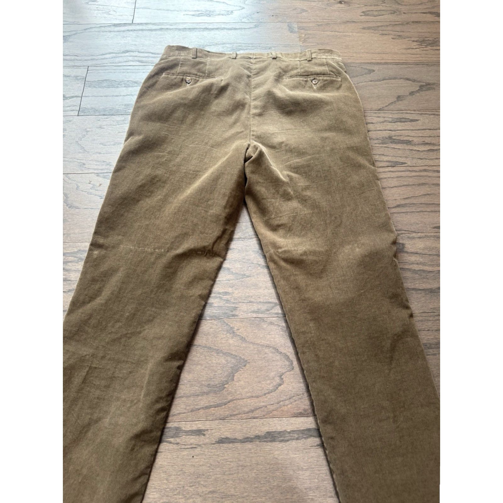 Ralph Lauren LAUREN RALPH LAUREN Flat Front Corduroy Pants MENS 36Wx34L Brown Bootcut Size US 36 / EU 52 - 6 Thumbnail