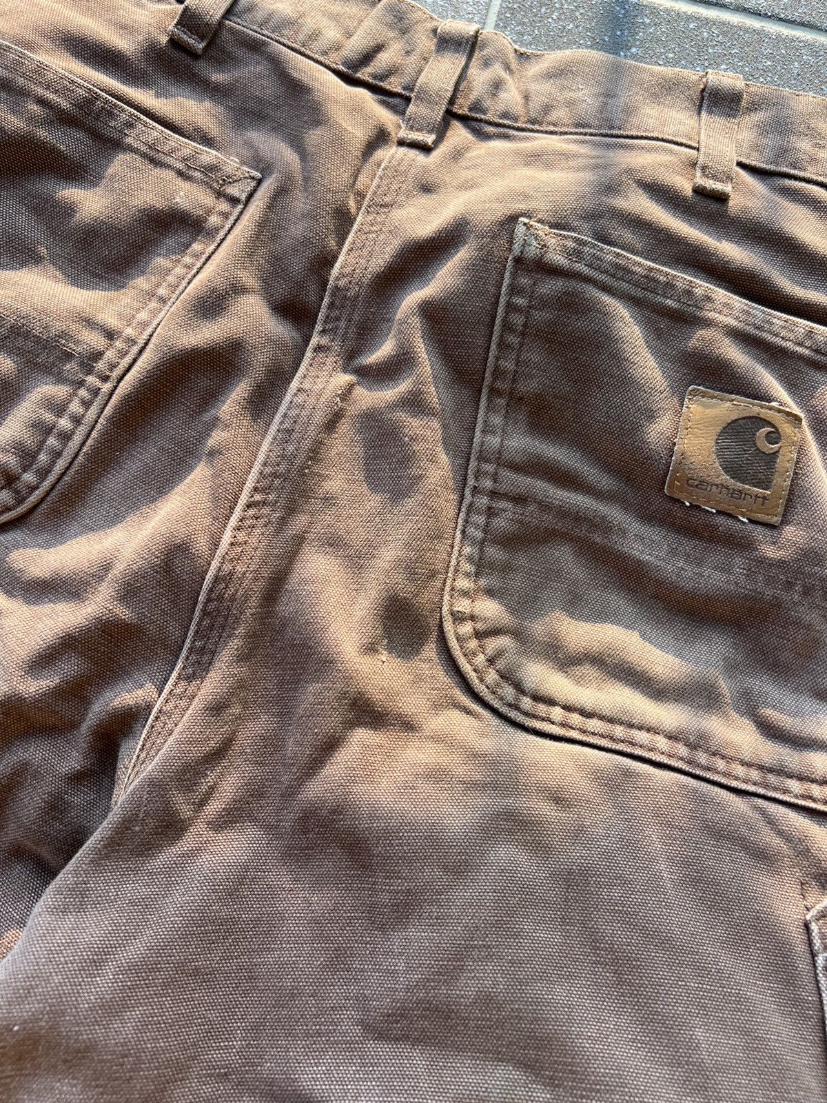 Carhartt × Vintage Carhartt Shorts Carpenter cargo Work Shorts Y2K Size US 36 / EU 52 - 16 Thumbnail