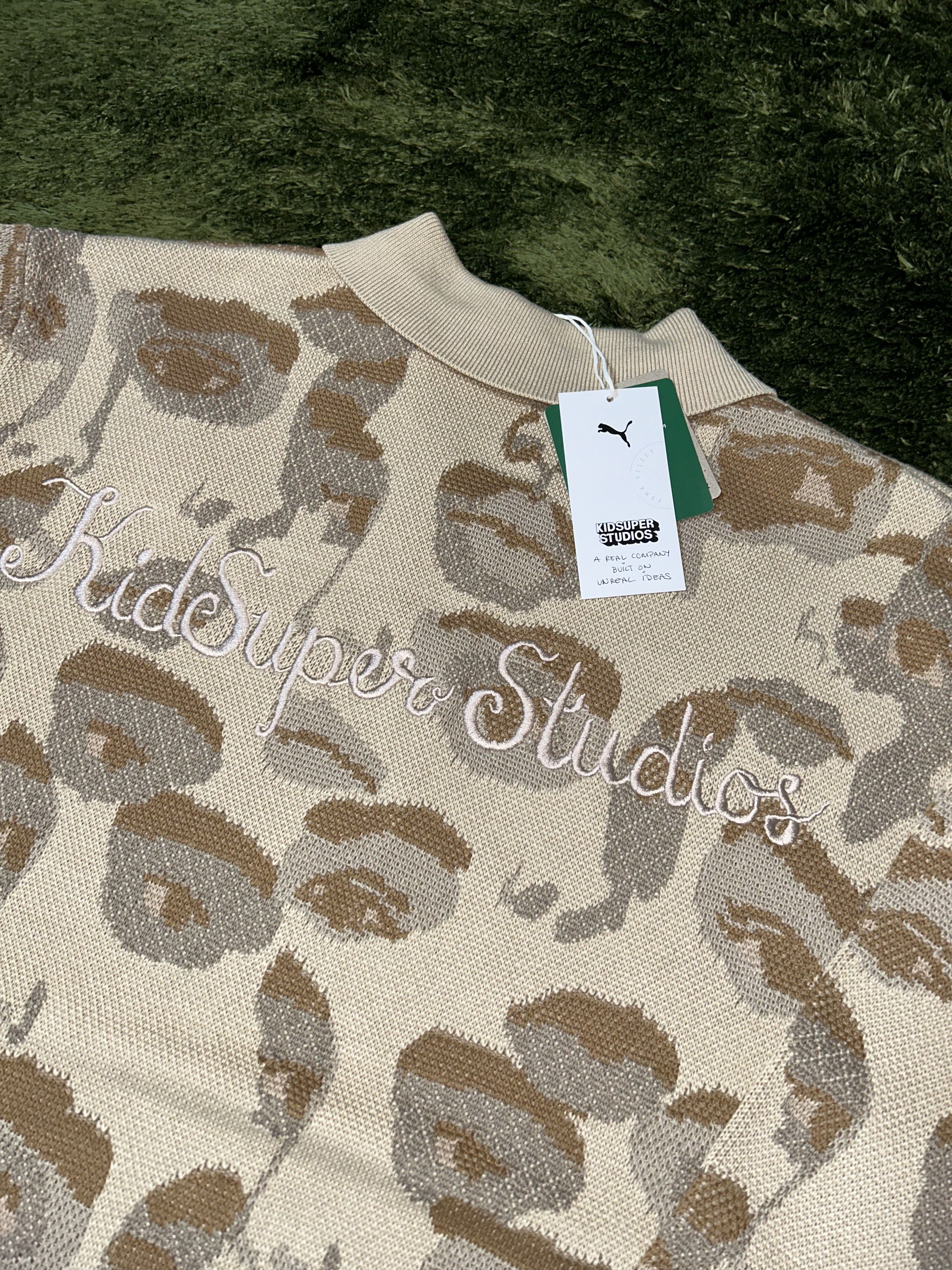 [S] kidsuper studio x puma collaboration cardigan