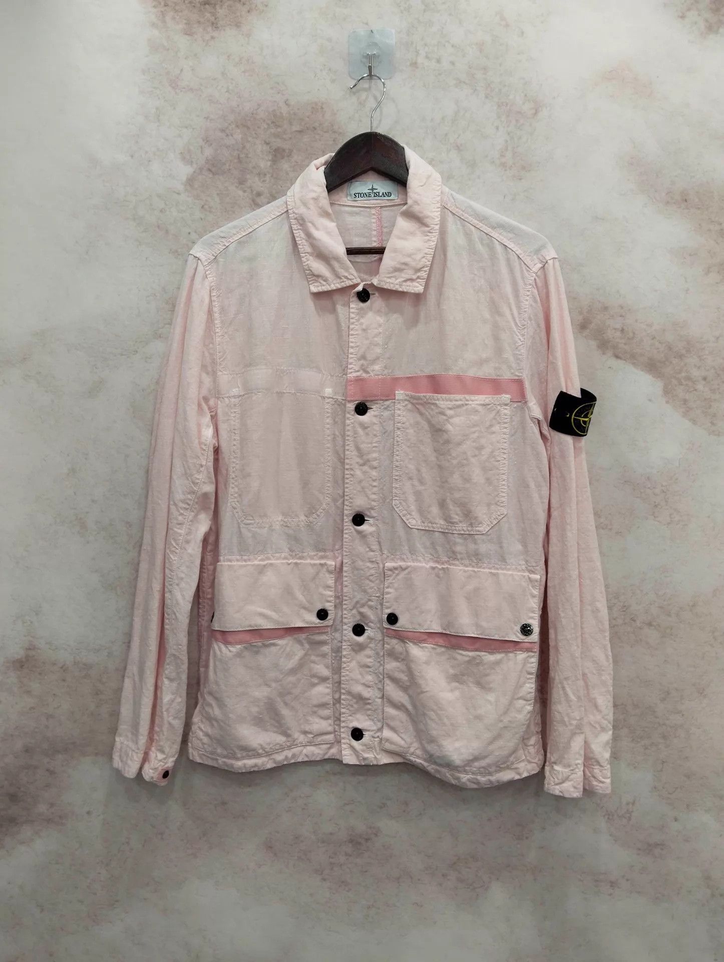Stone Island Stone Island Linen Shirt Jacket M 95 New Size US M / EU 48-50 / 2 - 1 Thumbnail