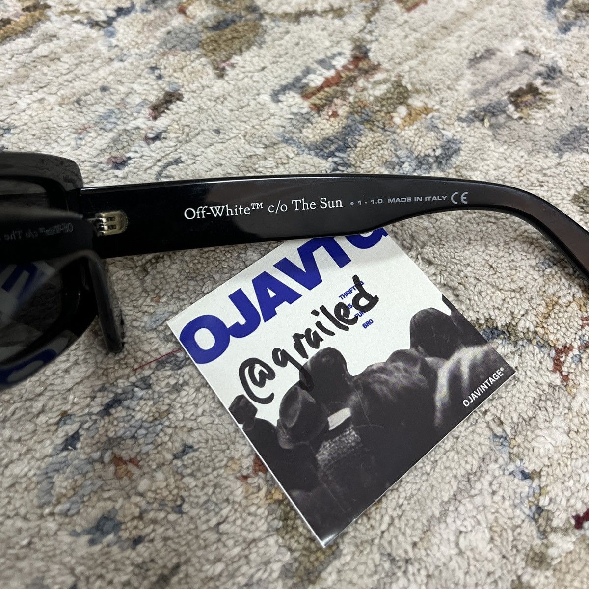 Off-White Off-White Acetate Arthur Square AW20 Size ONE SIZE - 6 Thumbnail