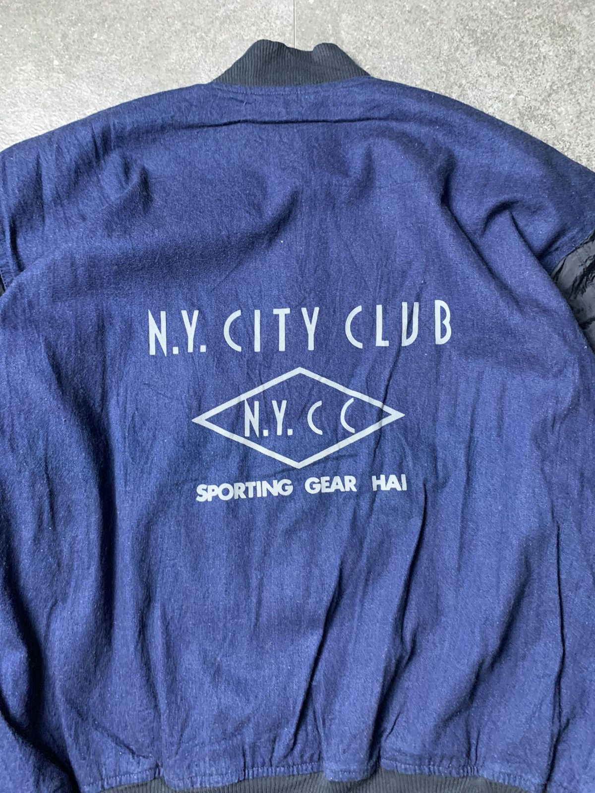 Issey Miyake 1980s Hai Sporting Gear Issey Miyake N.Y City Club Bomber Size US M / EU 48-50 / 2 - 9 Thumbnail
