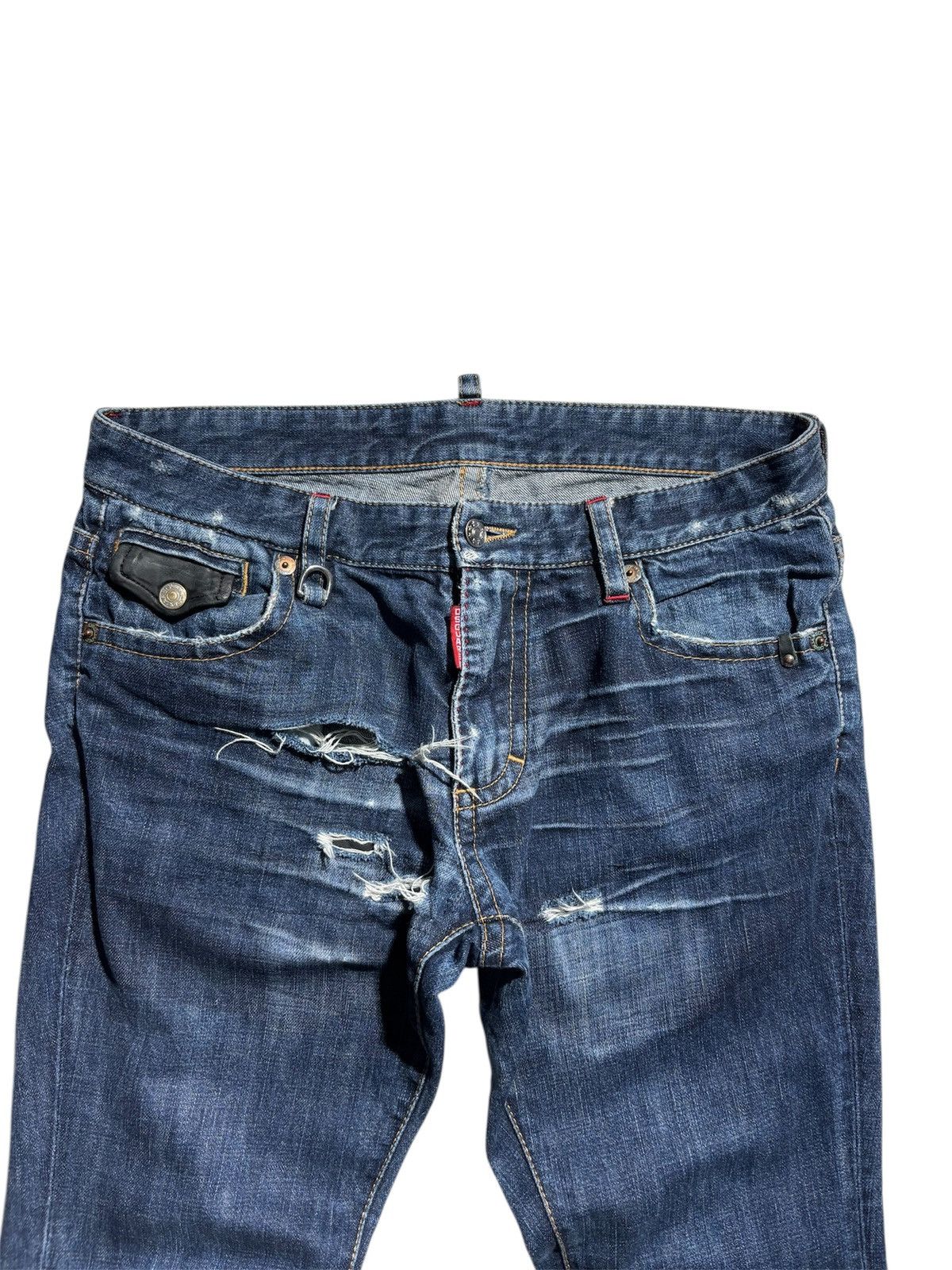 Dsquared2 Dsquared2 Jeans Distressed Vintage Japanese Style Y2K Size US 32 / EU 48 - 2 Thumbnail