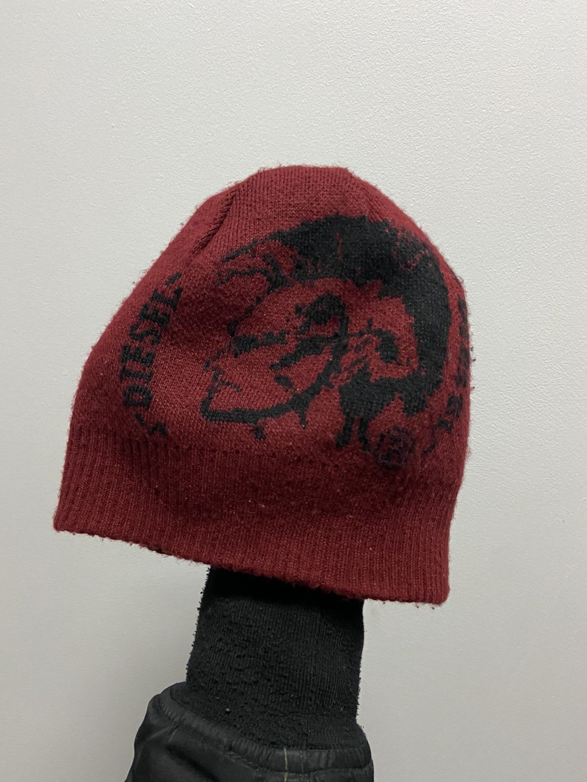 Diesel × Vintage Diesel Hat Vintage big Logo beanie skateboarding Y2K Size ONE SIZE - 1 Thumbnail