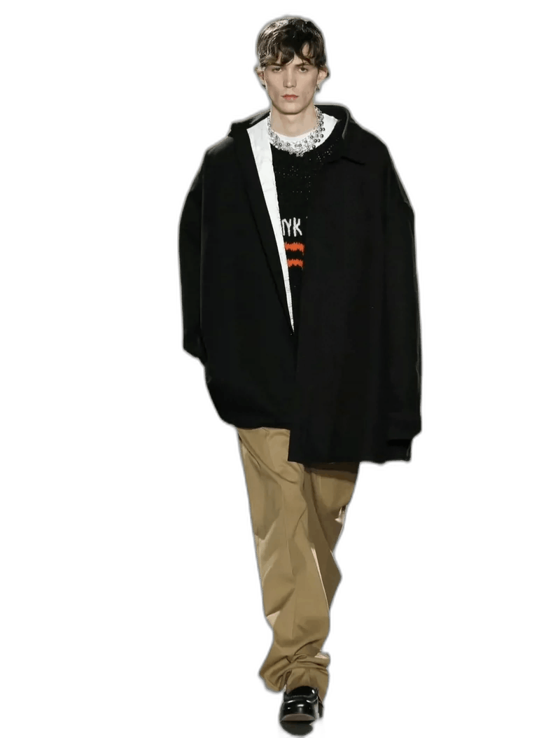 Raf Simons oversized black denim shirt by raf simons Size US M / EU 48-50 / 2 - 1 Thumbnail