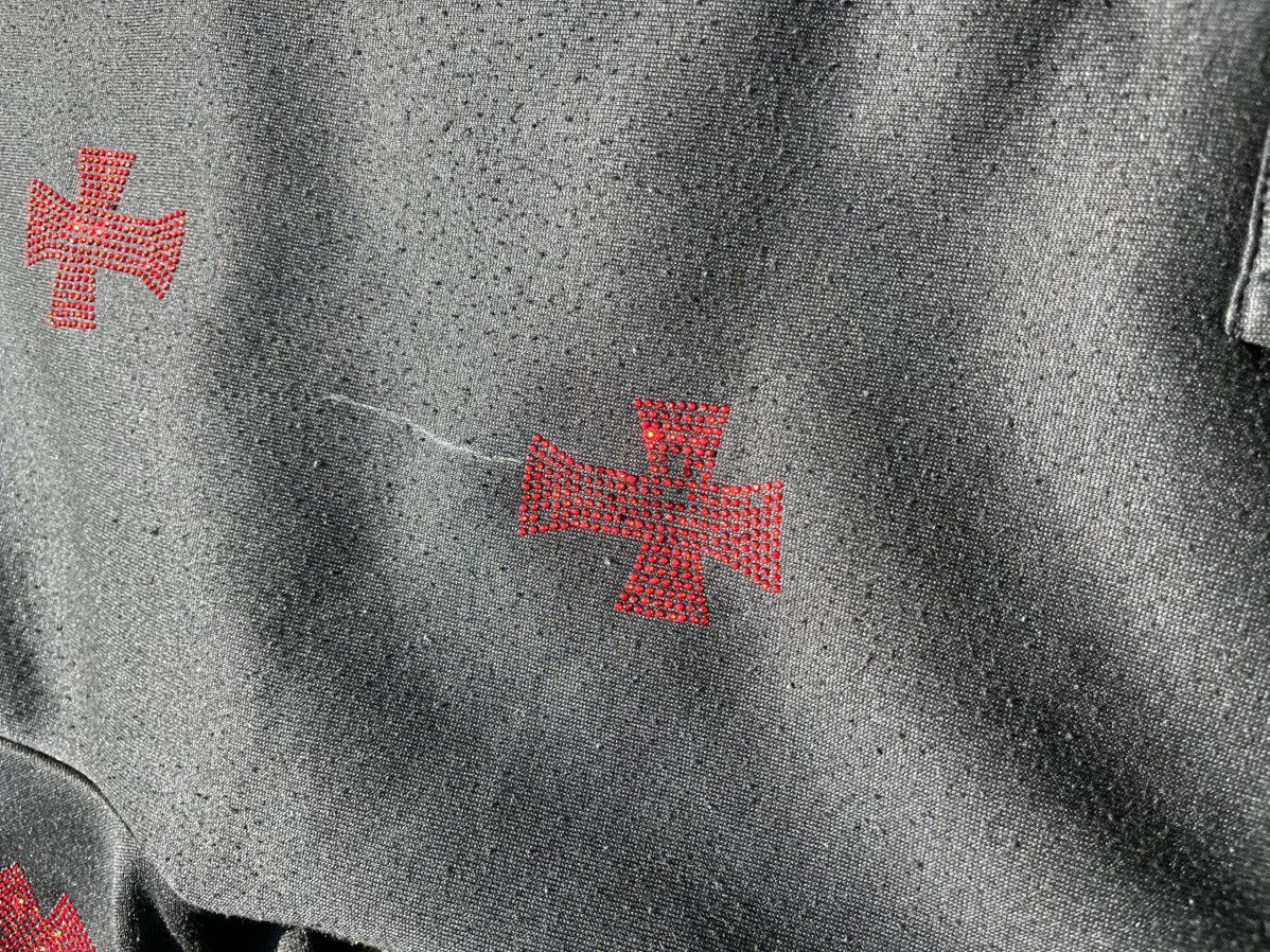 Hysteric Glamour Y2k Red Rhinestone Crosses Zip-up opium hysteric glamour Size US M / EU 48-50 / 2 - 4 Thumbnail