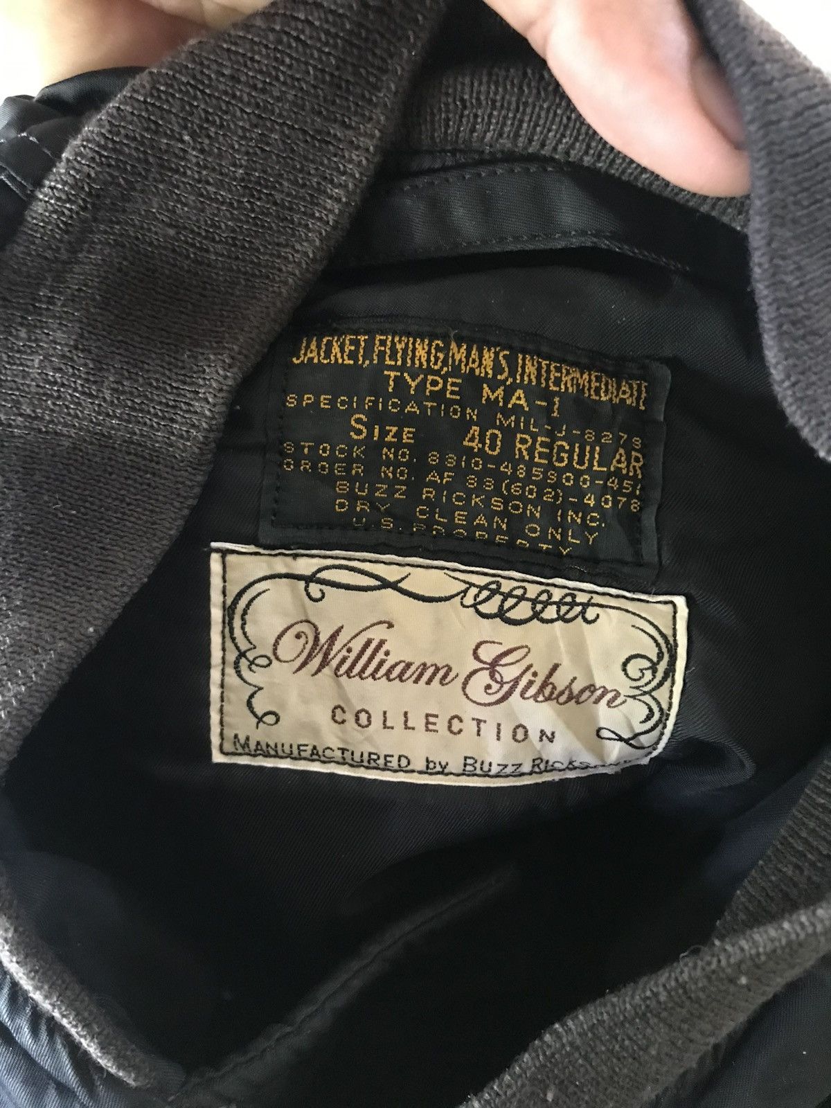 Buzz Rickson's Buzz Rickson’s x William Gibson MA-1 Long Toyo Enterprise Size US M / EU 48-50 / 2 - 11 Thumbnail