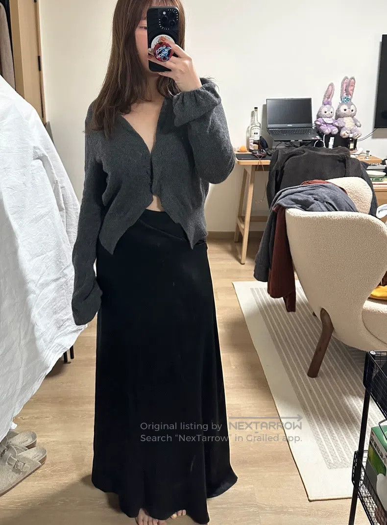 Yohji Yamamoto Yohji Yamamoto size 3 Irregular Hem Silk Half Skirt Size 25" / US 0 / IT 36 - 4 Thumbnail