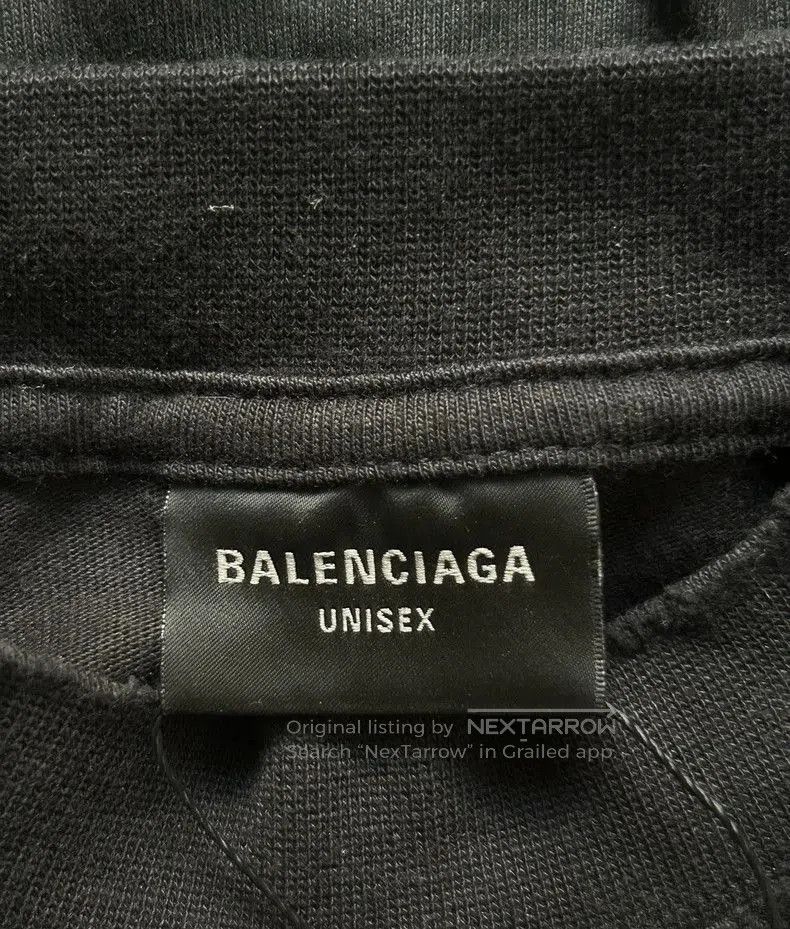 Balenciaga Balenciaga 23SS Embroidered Badge Tee. Size US S / EU 44-46 / 1 - 4 Thumbnail