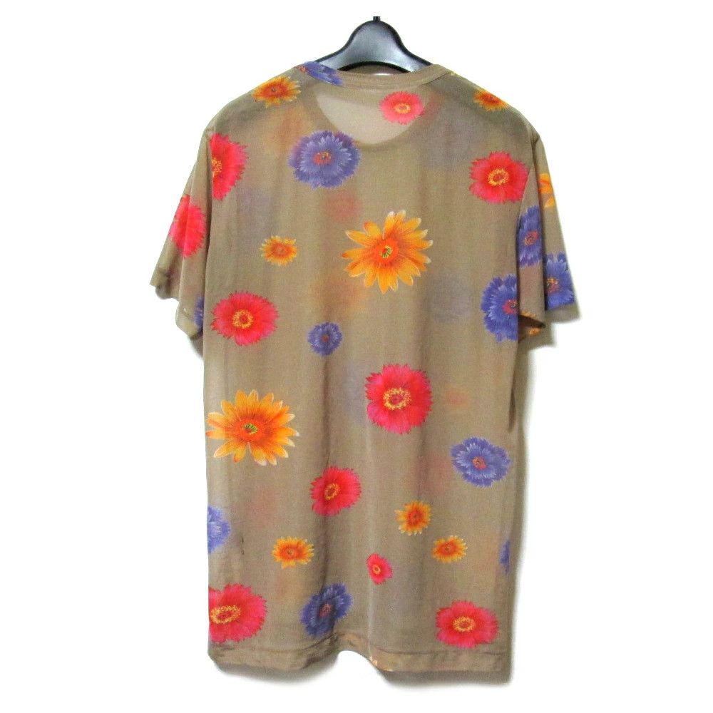 Yohji Yamamoto Yohji Yamamoto Pour Homme Flower See-Through T-shirt Size US M / EU 48-50 / 2 - 2 Thumbnail
