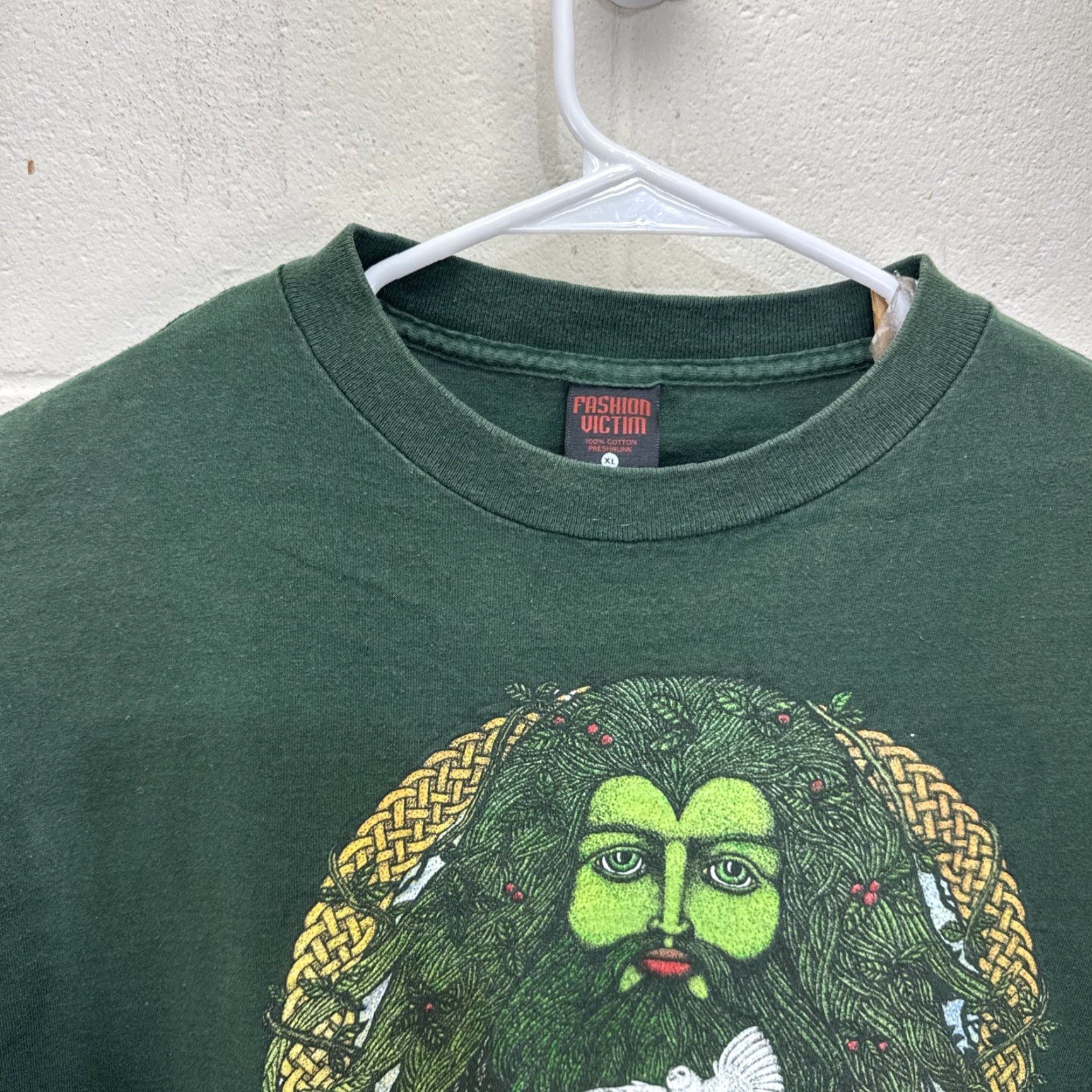 Vintage VINTAGE Fashion Victim Art Courtney Davis T Shirt Green XL Men Graphic Tee 1990s Cotton Short Sleeve Grunge US Made Size US XL / EU 56 / 4 - 5 Thumbnail