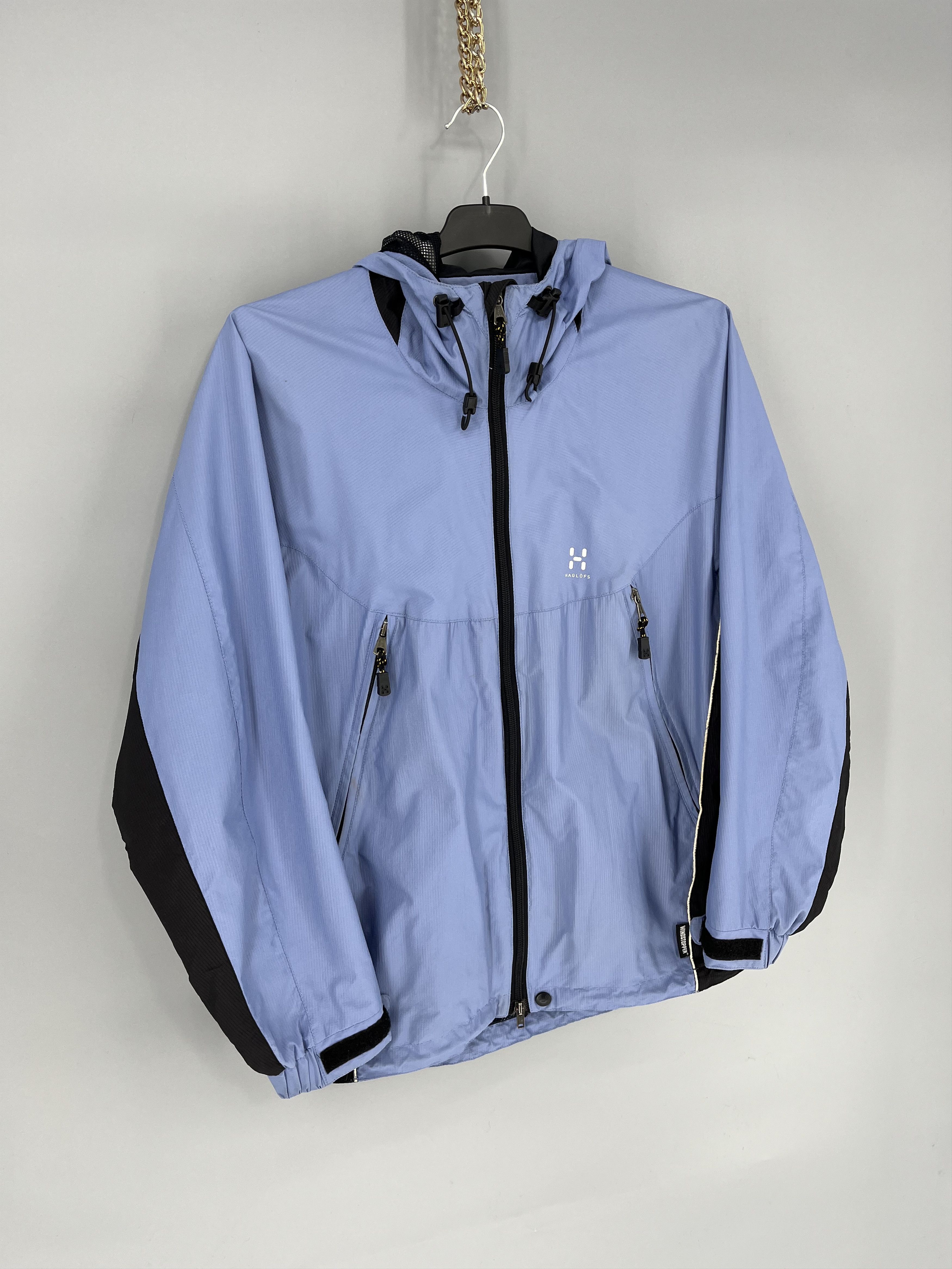 Haglofs Women’s Woman Haglöfs Windbreaker Jacket Blue Nylon Size L Size M / US 6-8 / IT 42-44 - 2 Thumbnail