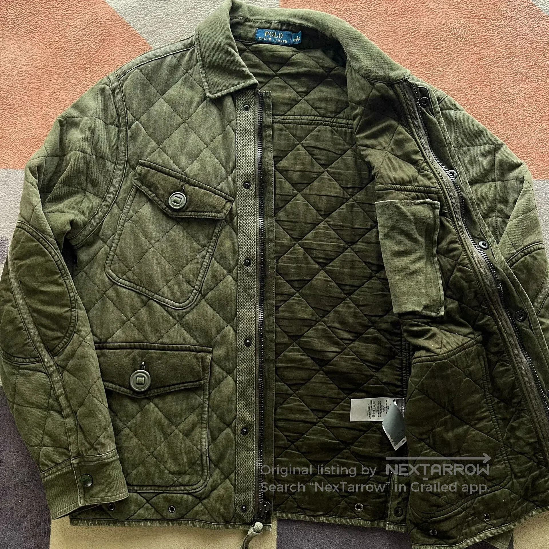 Polo Ralph Lauren Ralph Lauren Quilted Military Jacket. Size US M / EU 48-50 / 2 - 2 Thumbnail