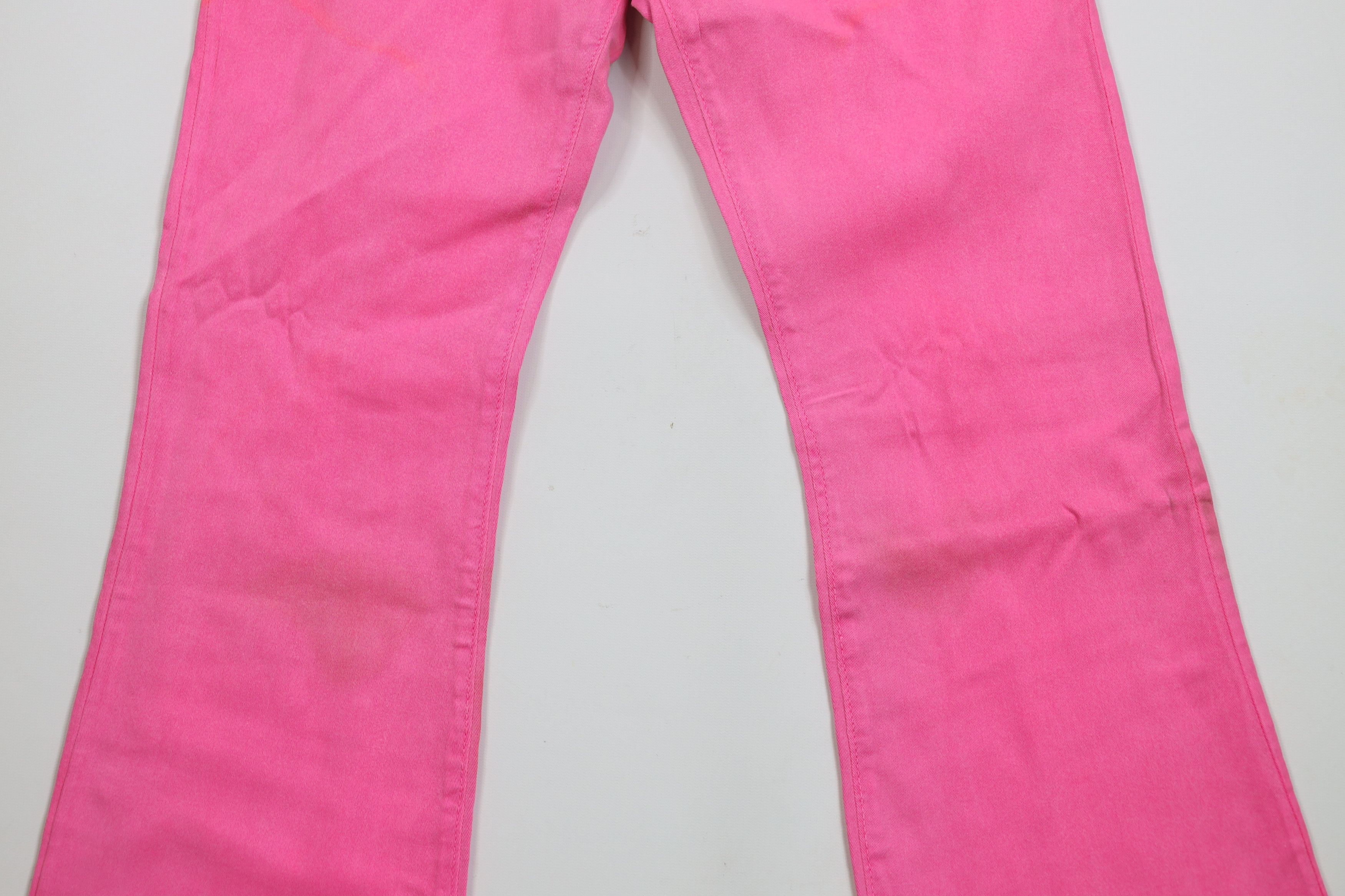 Vintage × Von Dutch Vintage 90s Y2K Von Dutch Babydoll Flared Pants Pink USA Size 27" / US 4 / IT 40 - 3 Thumbnail