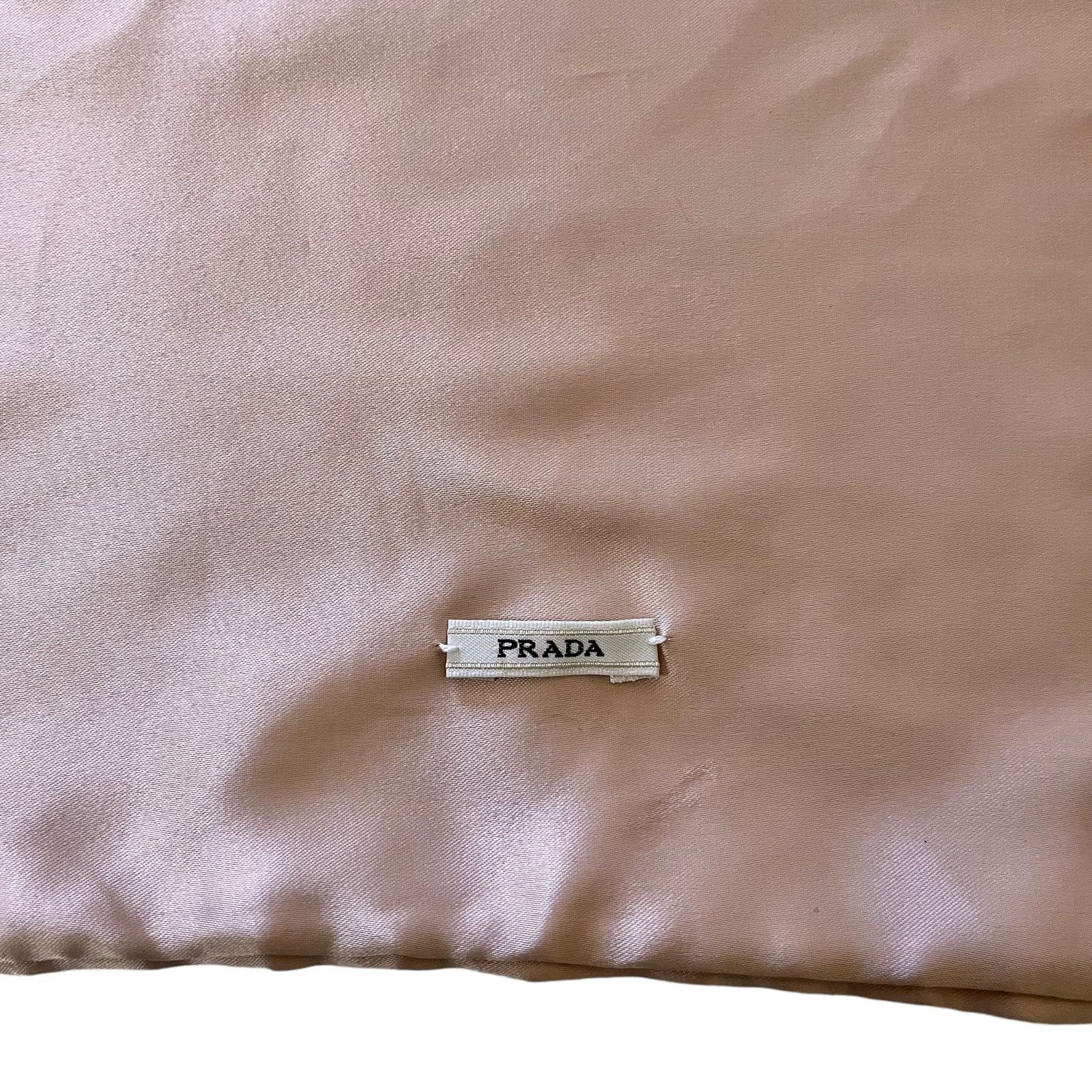 Prada Prada Dusty Rose Satin Drawstring Dust Bag 13"x14.5" Size ONE SIZE - 3 Thumbnail