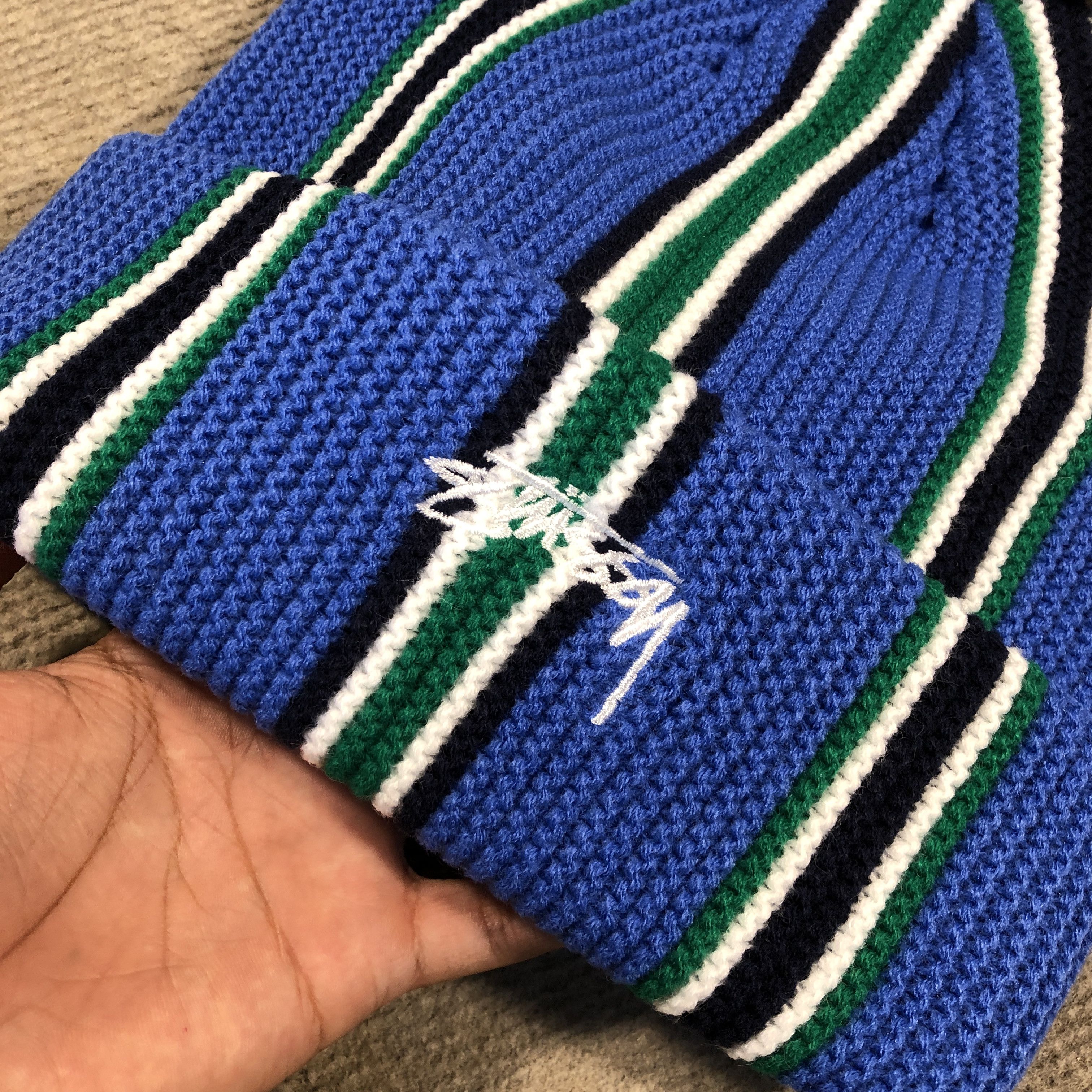 Stussy STUSSY VERTICAL STRIPE BEANIE HAT Size ONE SIZE - 2 Thumbnail
