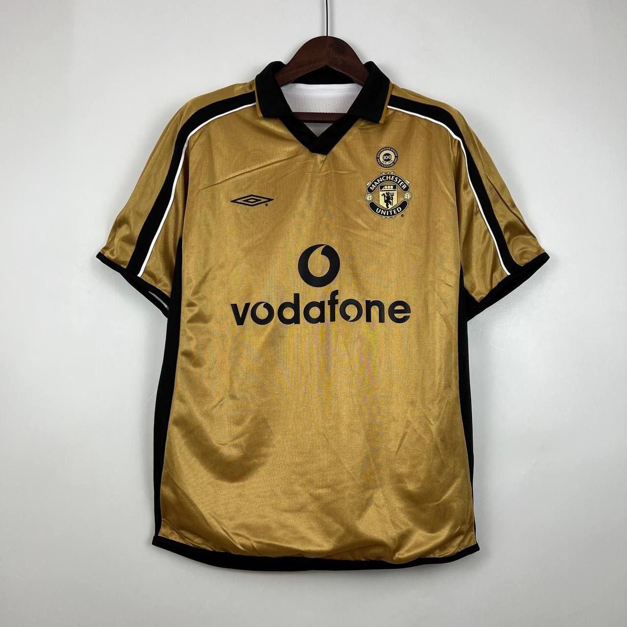 Vintage Reversible Jersey Anniversary 100th Manchester United 01/02 Size US XL / EU 56 / 4 - 3 Thumbnail