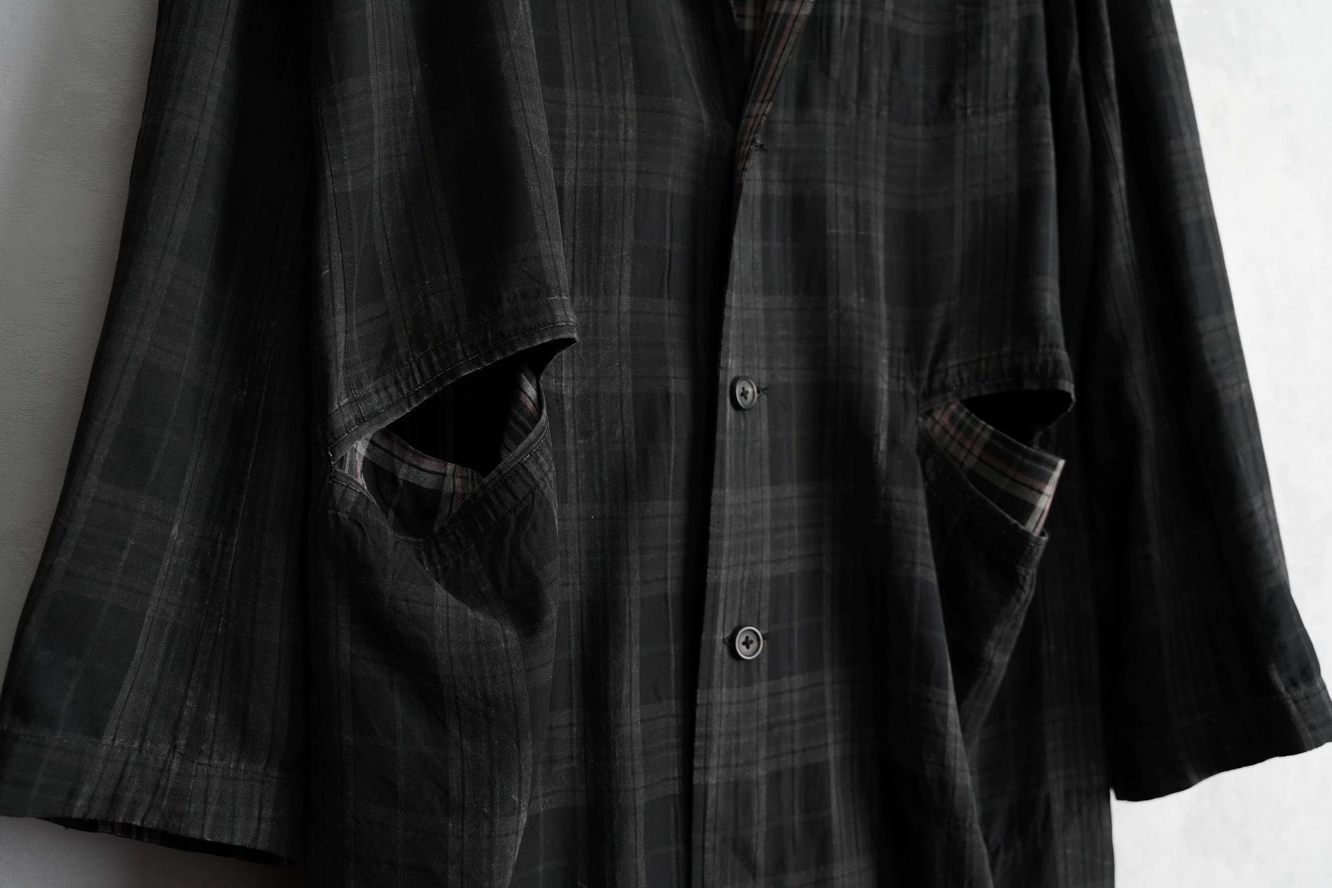 Yohji Yamamoto Yohji Yamamoto 00SS Bad Boy Dbl Check Long Jacket Size US L / EU 52-54 / 3 - 6 Thumbnail