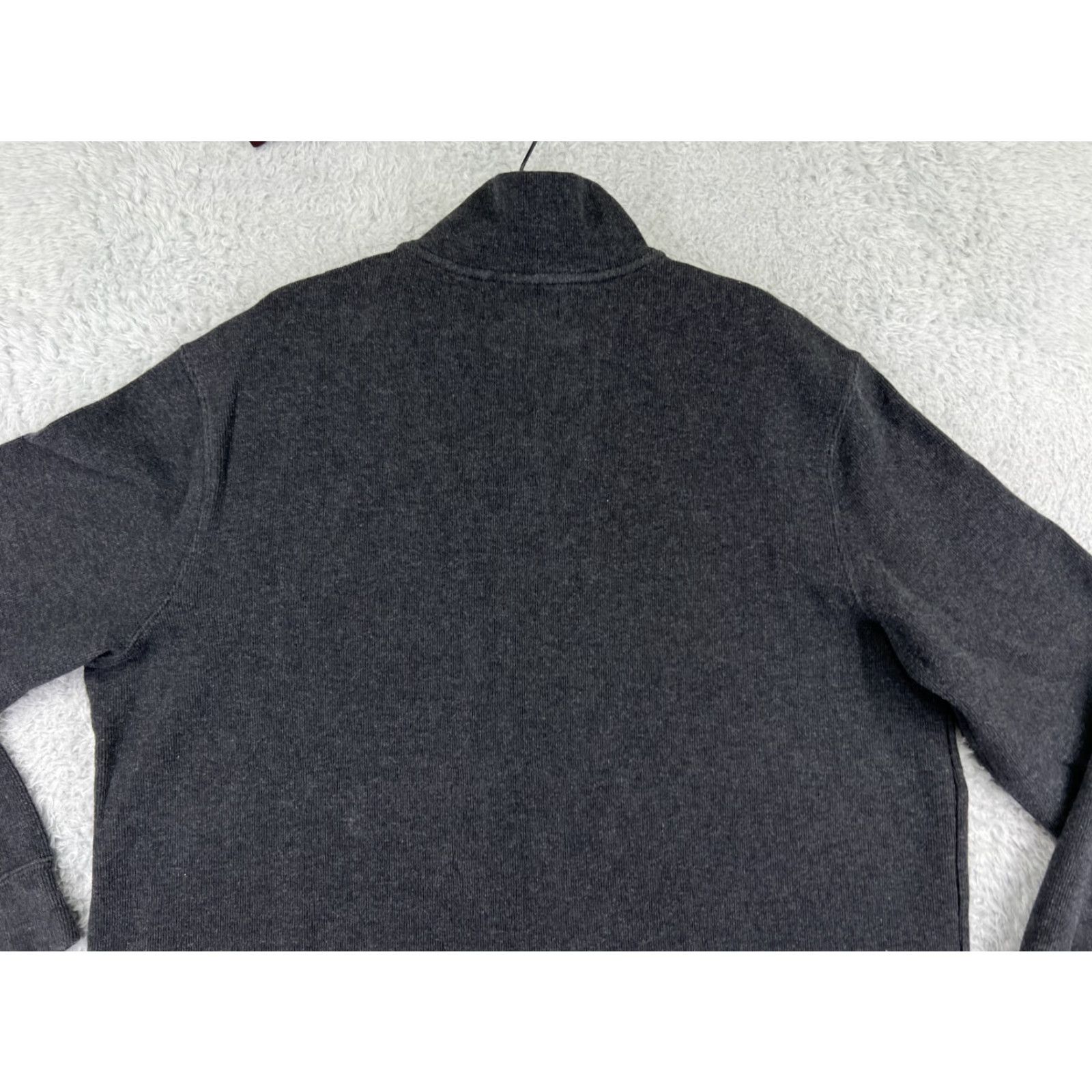 Polo Ralph Lauren Polo Ralph Lauren Sweater Mens XL Gray Mock Neck 1/4 Zip 100% Cotton Polo Ralph Lauren Size US XL / EU 56 / 4 - 7 Thumbnail