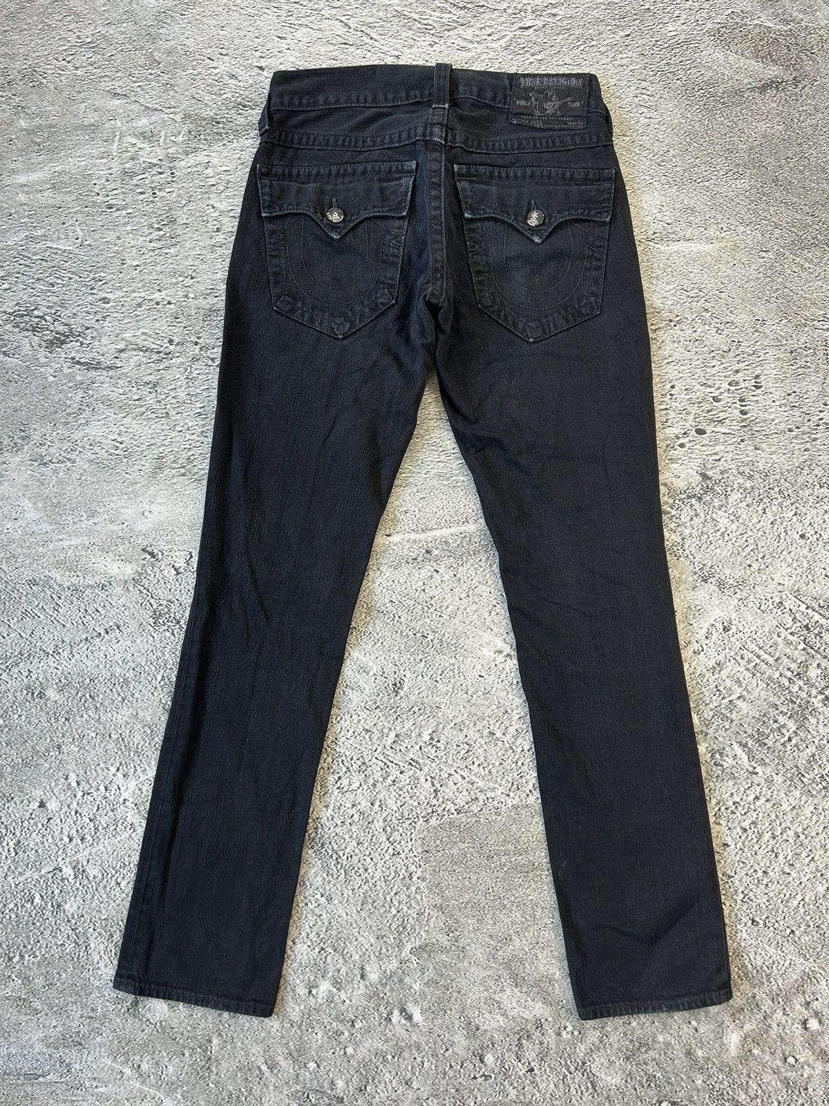 True Religion × Vintage True Religion vintage jeans black Y2K Jack Size US 29 - 1 Thumbnail