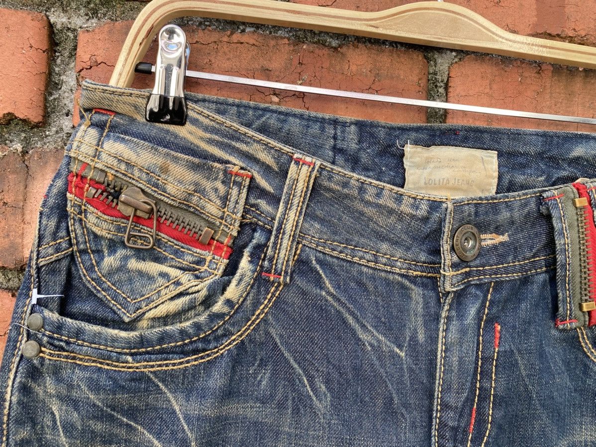 Tornado Mart W35x30 Lolita jeans flare denime Size 35" - 6 Thumbnail