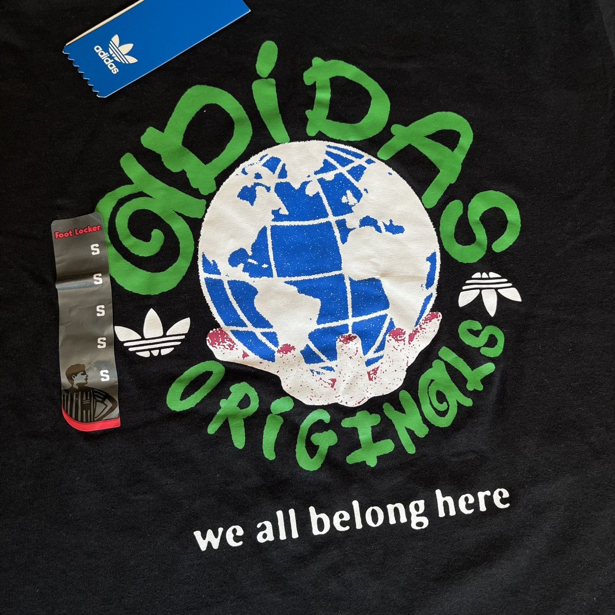 Adidas New Adidas Originals Earth Club We All Belong Here Tee Shirt Size US S / EU 44-46 / 1 - 4 Thumbnail
