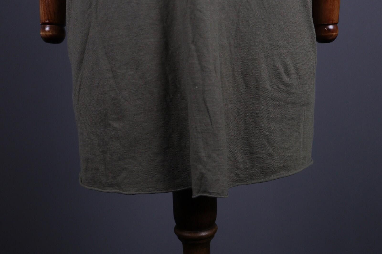 hannes roether Hannes Roether Khaki Green Summer Loose Tunic Dress Size 2 Size XS / US 0-2 / IT 36-38 - 3 Thumbnail