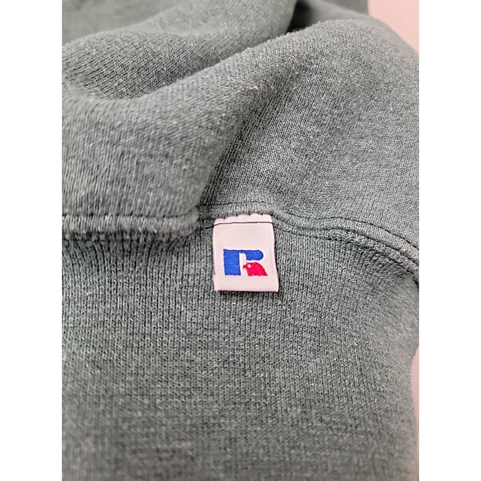 Russell Athletic VINTAGE Russell Athletic Sweatshirt Mens 2XL Green 90s Crewneck USA Matrix Logo Pullover Size US XXL / EU 58 / 5 - 4 Thumbnail
