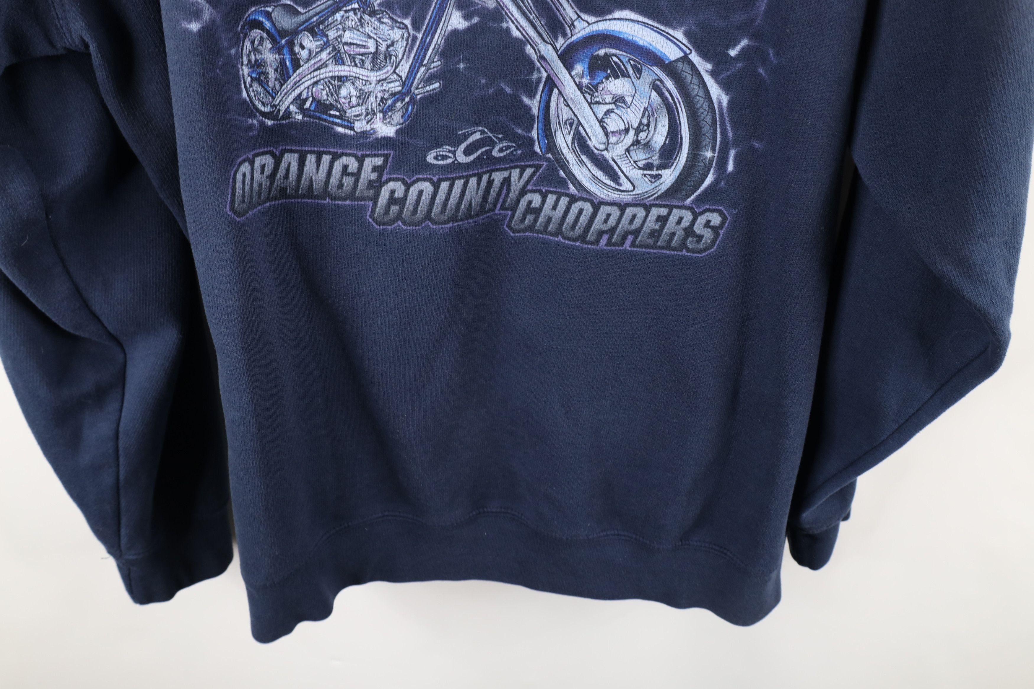 Vintage Vintage Orange County Choppers Distressed Motorcycle Hoodie Size US L / EU 52-54 / 3 - 14 Thumbnail
