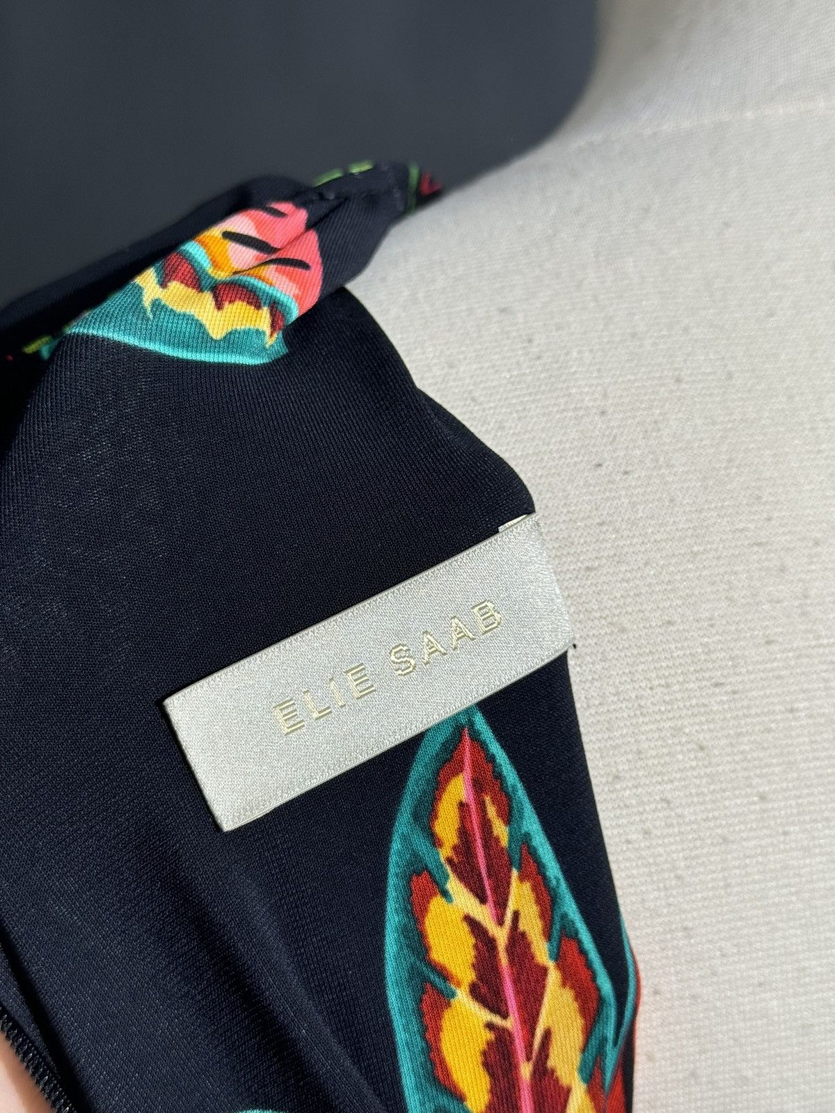 Other Brand New US 6 ELIE SAAB Multicolor Fitted Maxi Gown Size M / US 6-8 / IT 42-44 - 8 Thumbnail