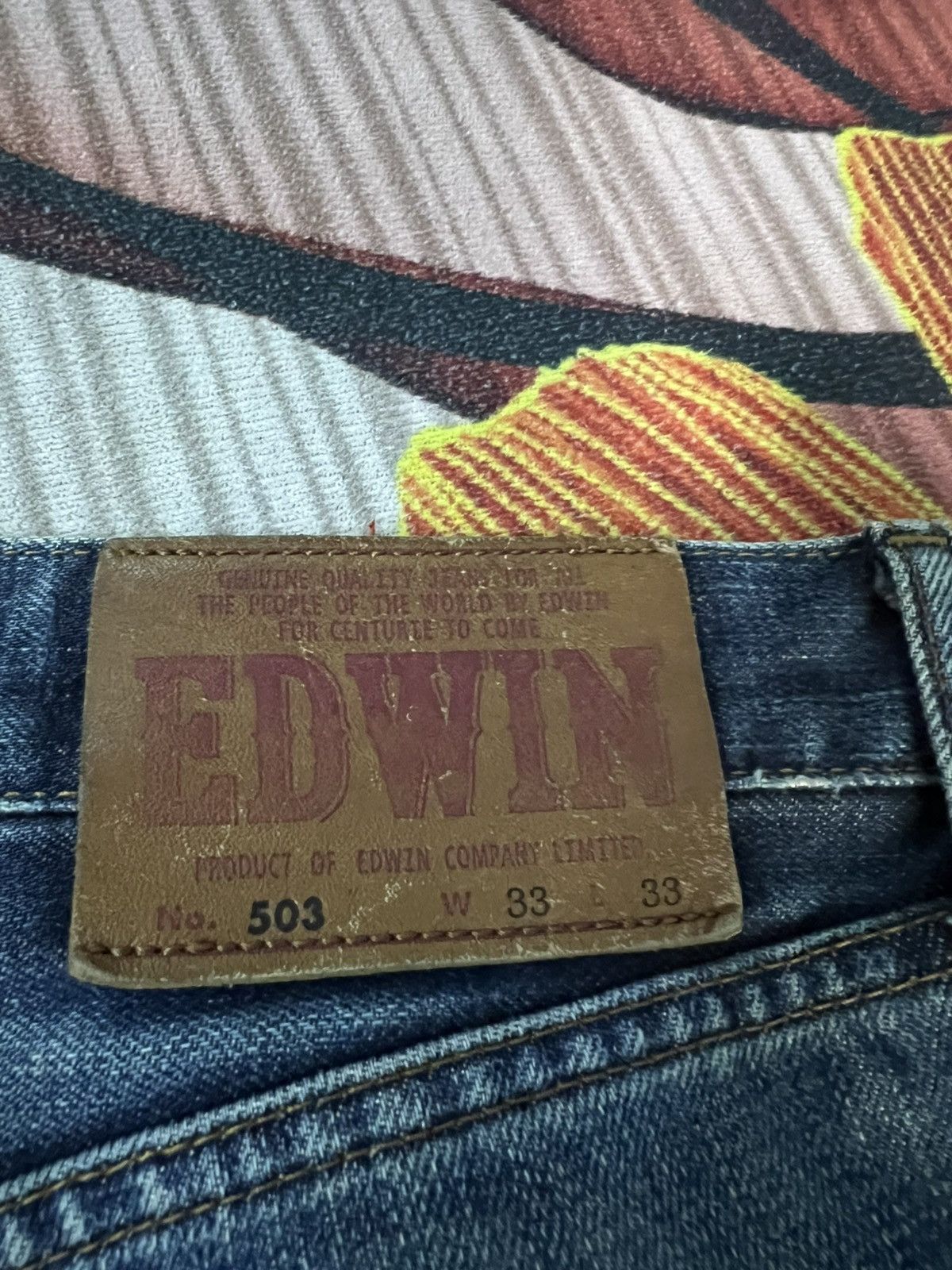 Edwin VINTAGE EDWIN 503 DISTRESSED JEANS Size US 30 / EU 46 - 25 Thumbnail